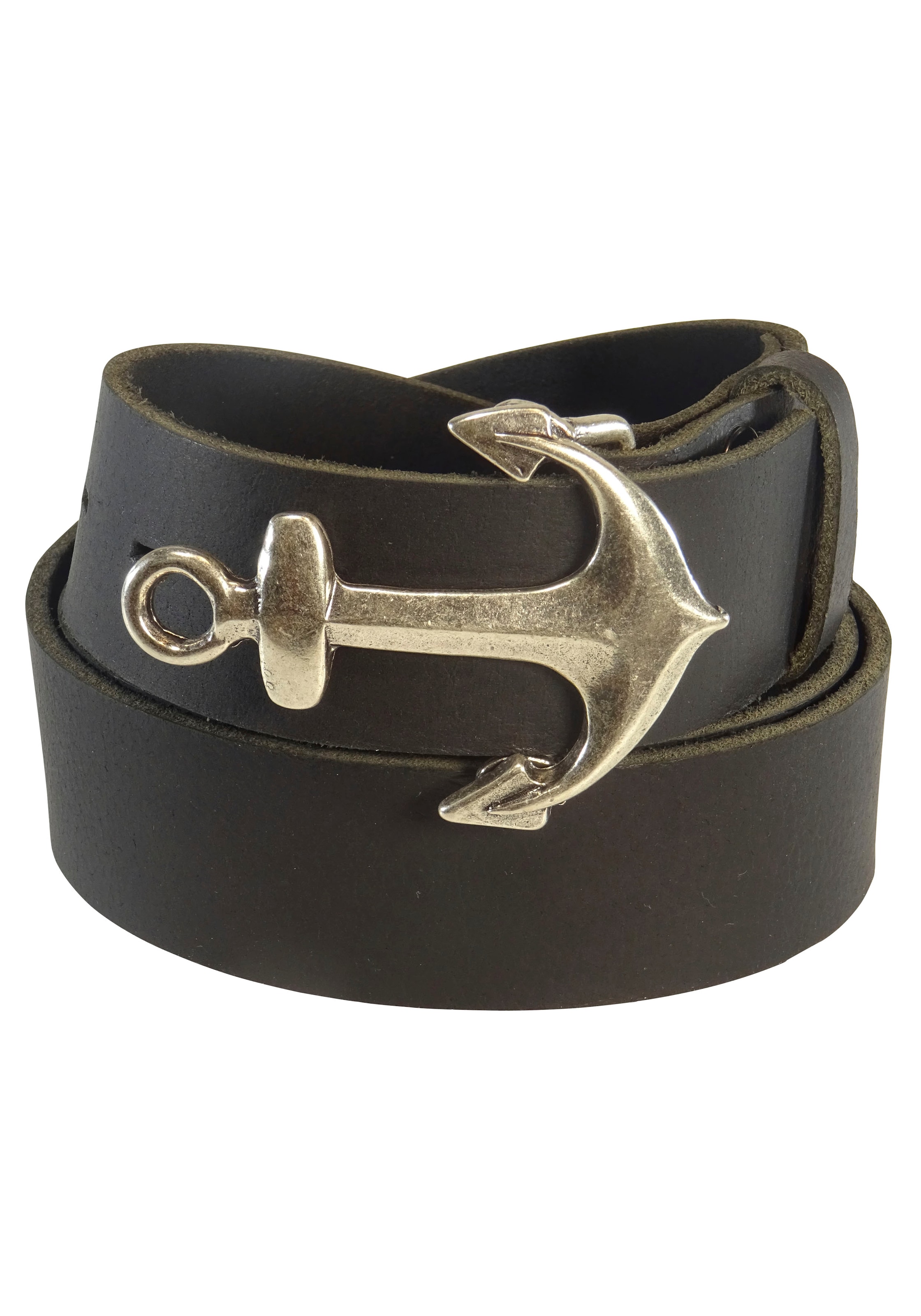 Rettungsring Gürtel Ledergürtel mit austauschbarer Schliesse »Anker SO19°«, 4cm