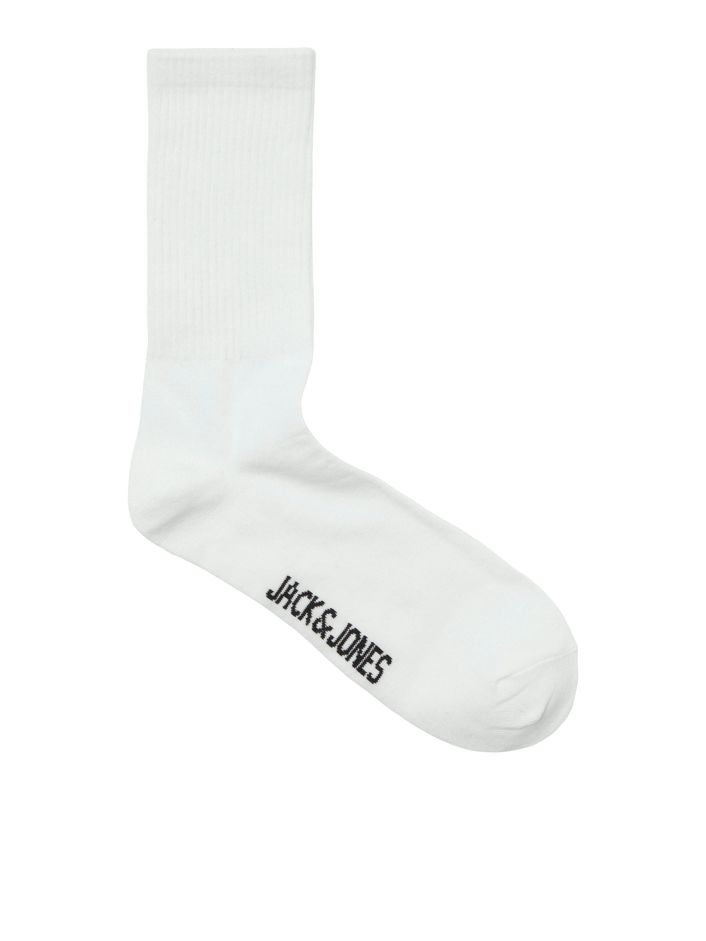 Jack & Jones Chaussettes de tennis »JACBASIC TENNIS SOCK 5 PACK« Paquet, 5 Couple tlg. mélange de coton, taille unique