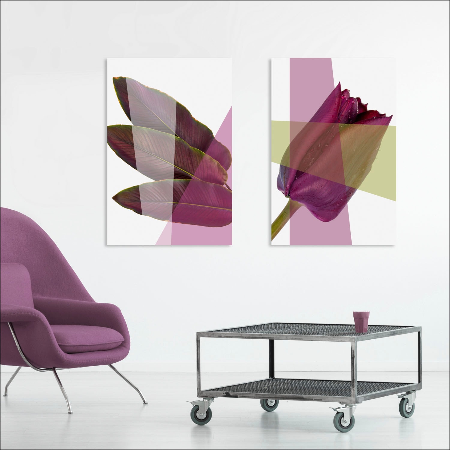 queence Acrylglasbild »Blume« Blumen | Blumenbilder | Blätter | Blätterbilder | Kunst | Pflanzen | Pflanzenbilder Fine Art-Print in Galeriequalität