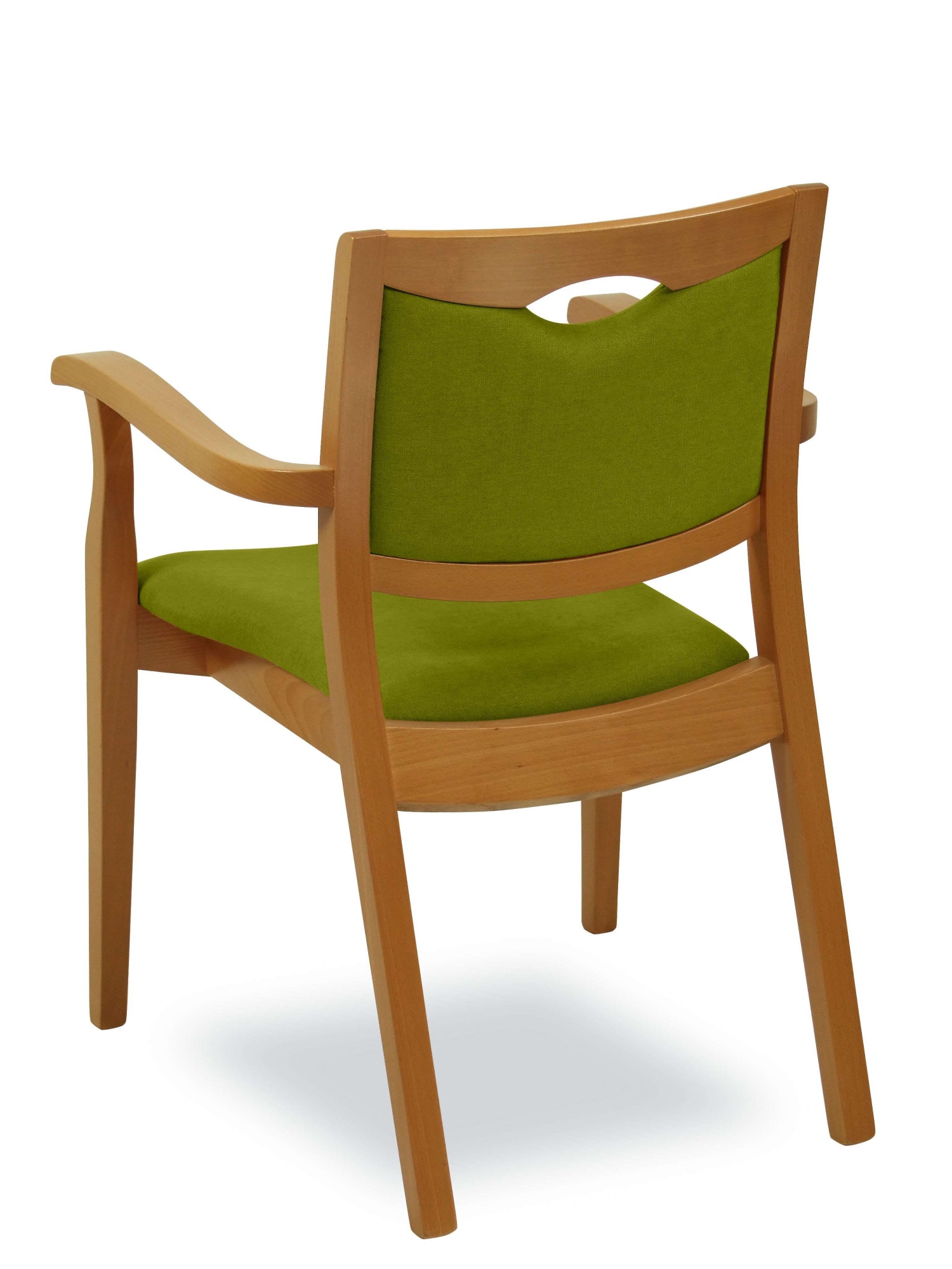 Home affaire Armlehnstuhl »London, Stuhl, Komfortsessel, 3 Gestellfarben, Made in Italy« () 1 Stk.Extra-komfortabel, ergonomisch, fleckenabweisendes Gewebe, Massivholz