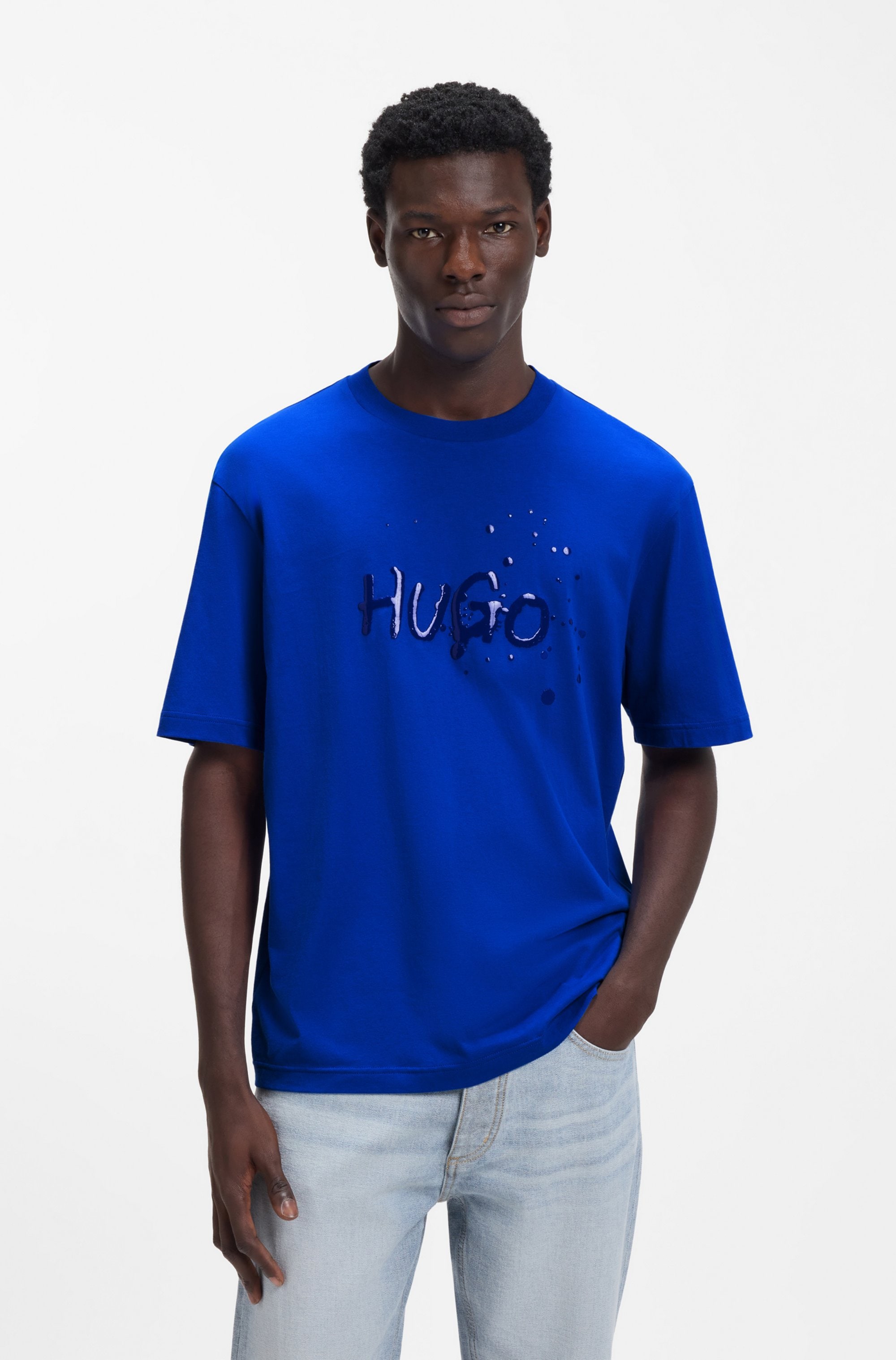 Image of HUGO T-Shirt Regular Fit, Hugo-Print