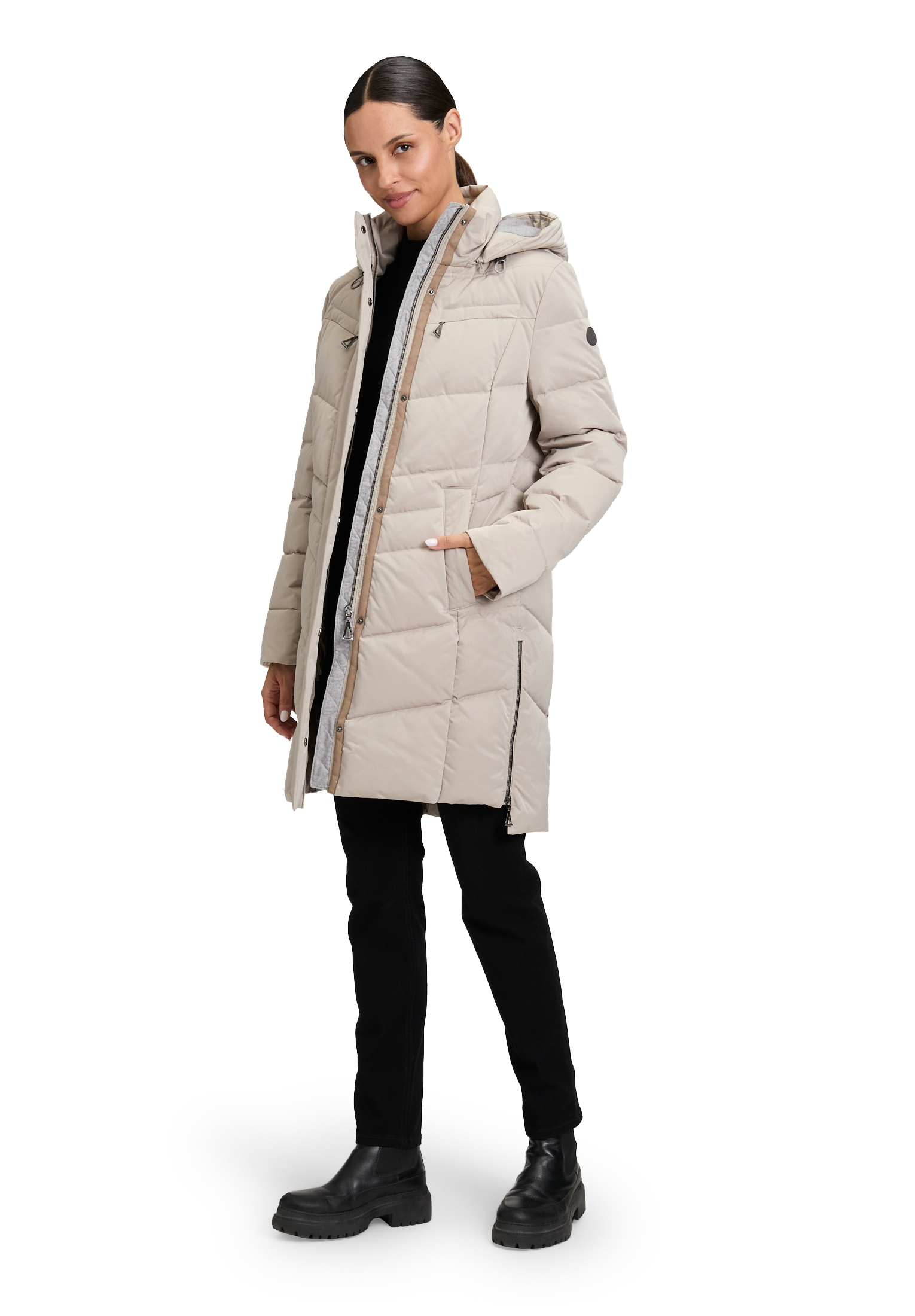 Gil Bret Steppjacke, mit Kapuze, mit Kapuze