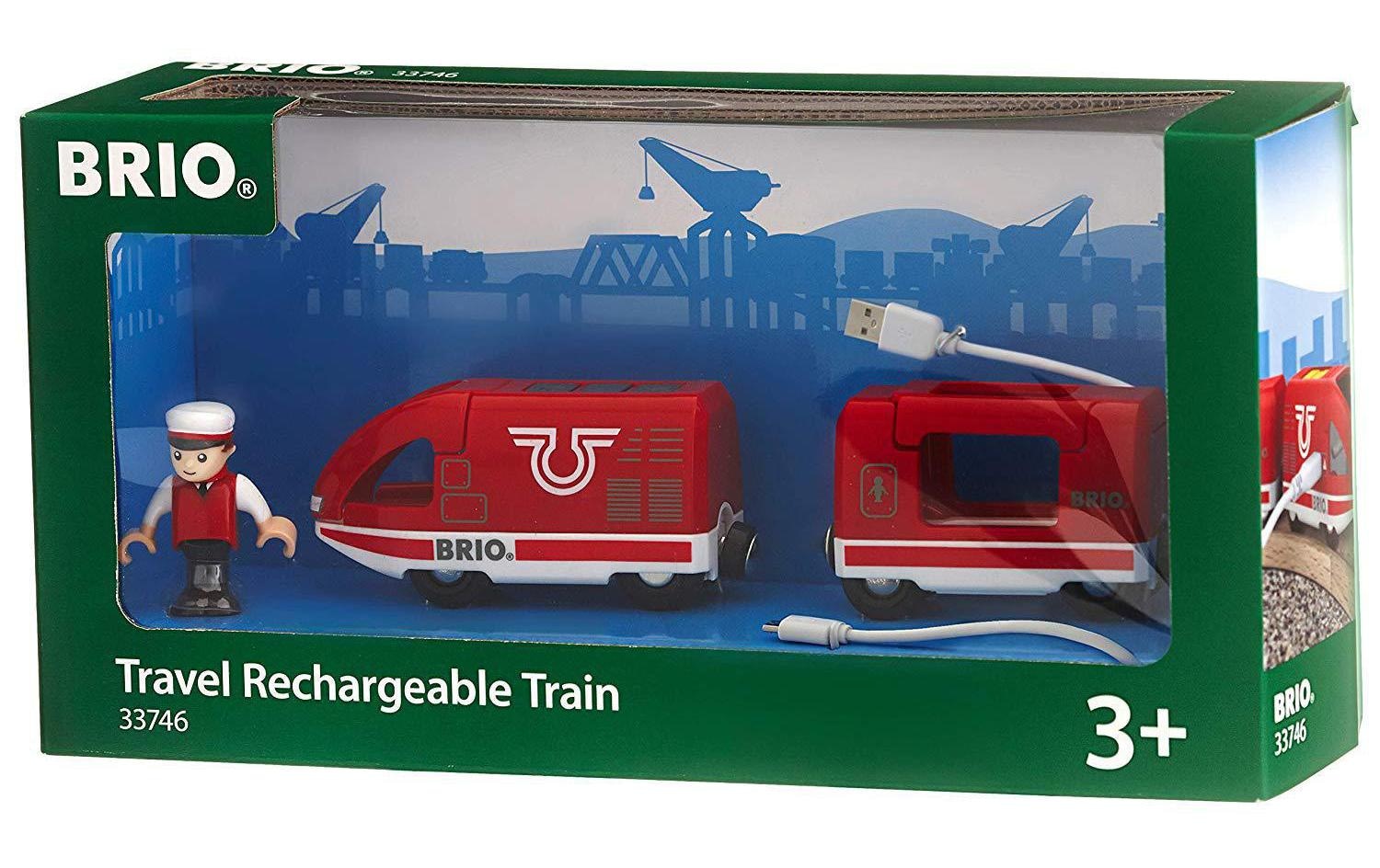 BRIO® Spielzeug-Zug »Roter Akku-Reisezug«