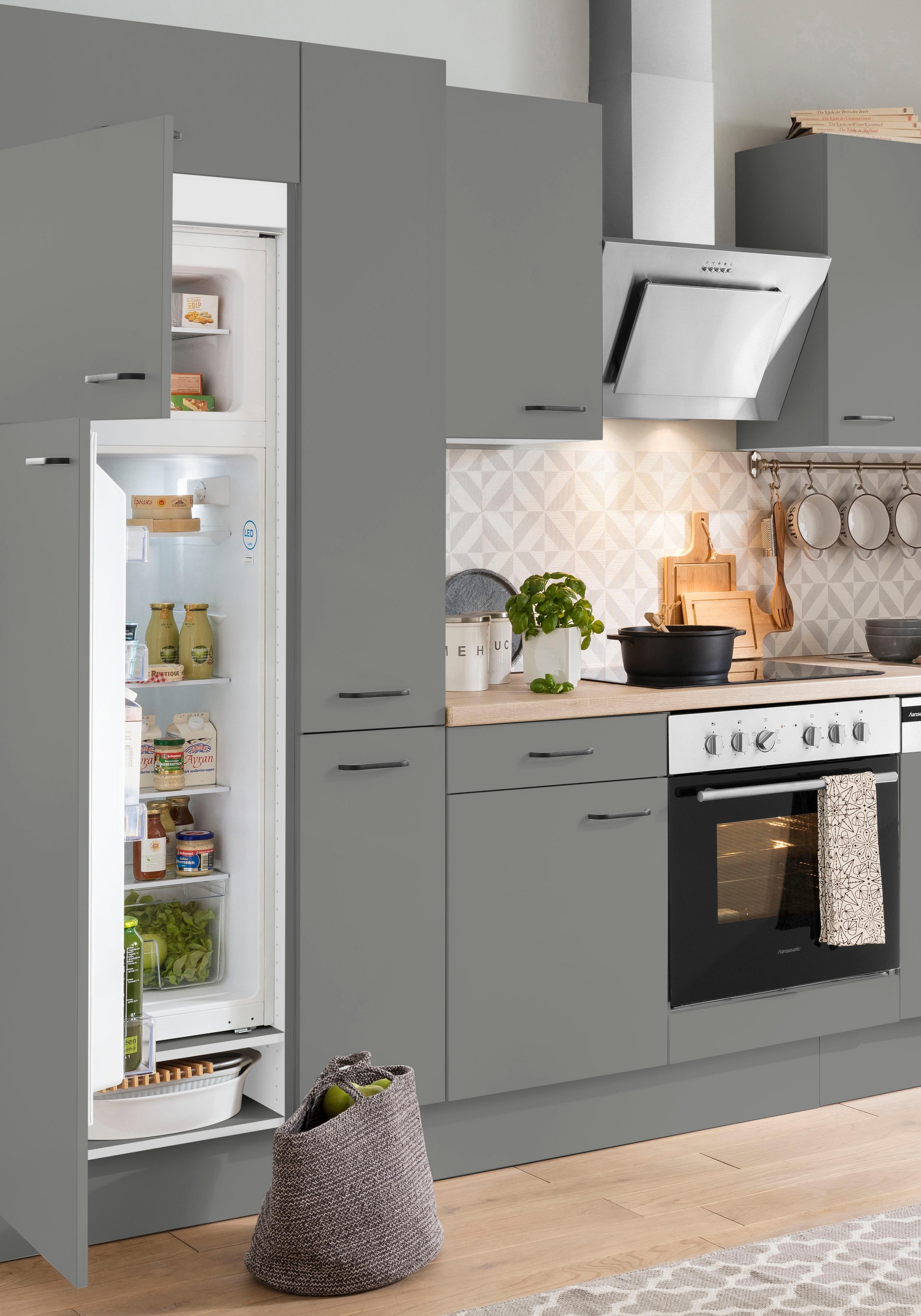OPTIFIT Apothekerschrank »Elga«, mit Soft-Close-Funktion, höhenverstellbaren Füssen, Breite 30 cm