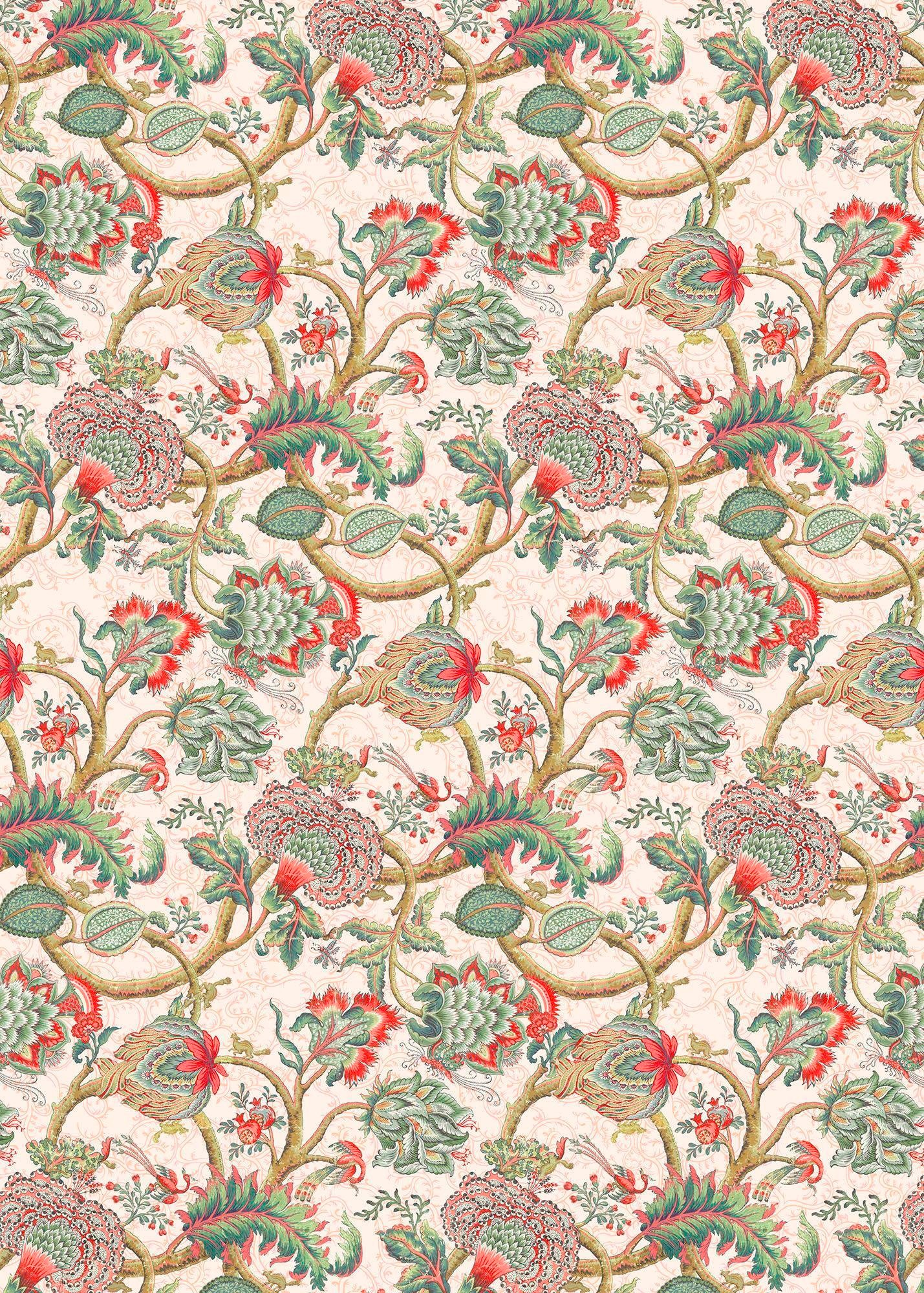 Image of Komar Vliestapete "Digitaldruck Vlies - Fleurs - Grösse 200 x 280 cm" bedruckt glatt Wohnzimmer, Schlafzimmer