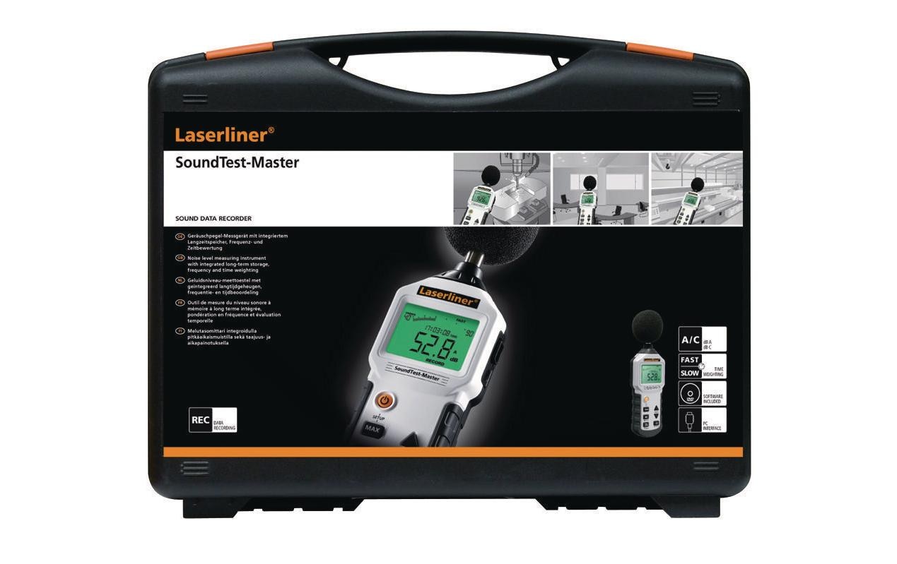 Lasermessgerät »Laserliner Laserliner Schallpegelmessgerät SoundTest-Master«