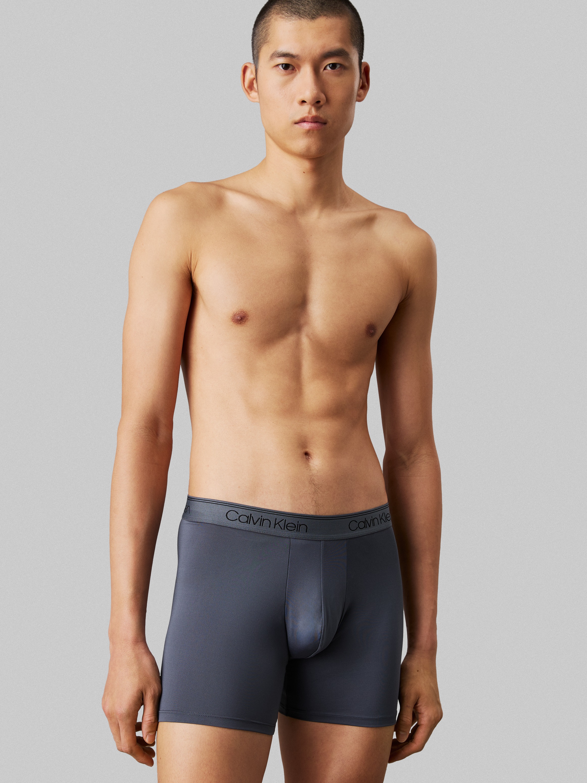 Calvin Klein Underwear Boxer »BOXER BRIEF 3PK« Packung, 3er-Pack,  mit längerem Bein & Logo-Elastikbund