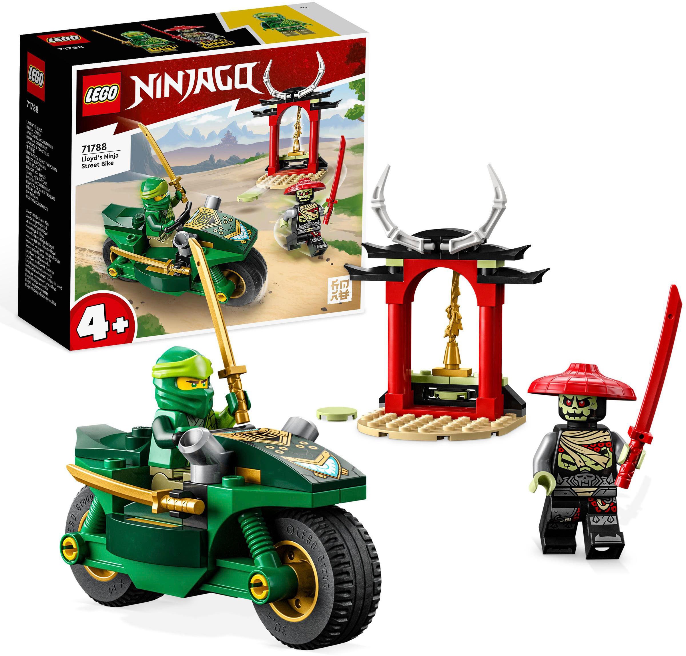 Konstruktionsspielsteine »Lloyds Ninja-Motorrad (71788), LEGO® NINJAGO«, (64 St.),...