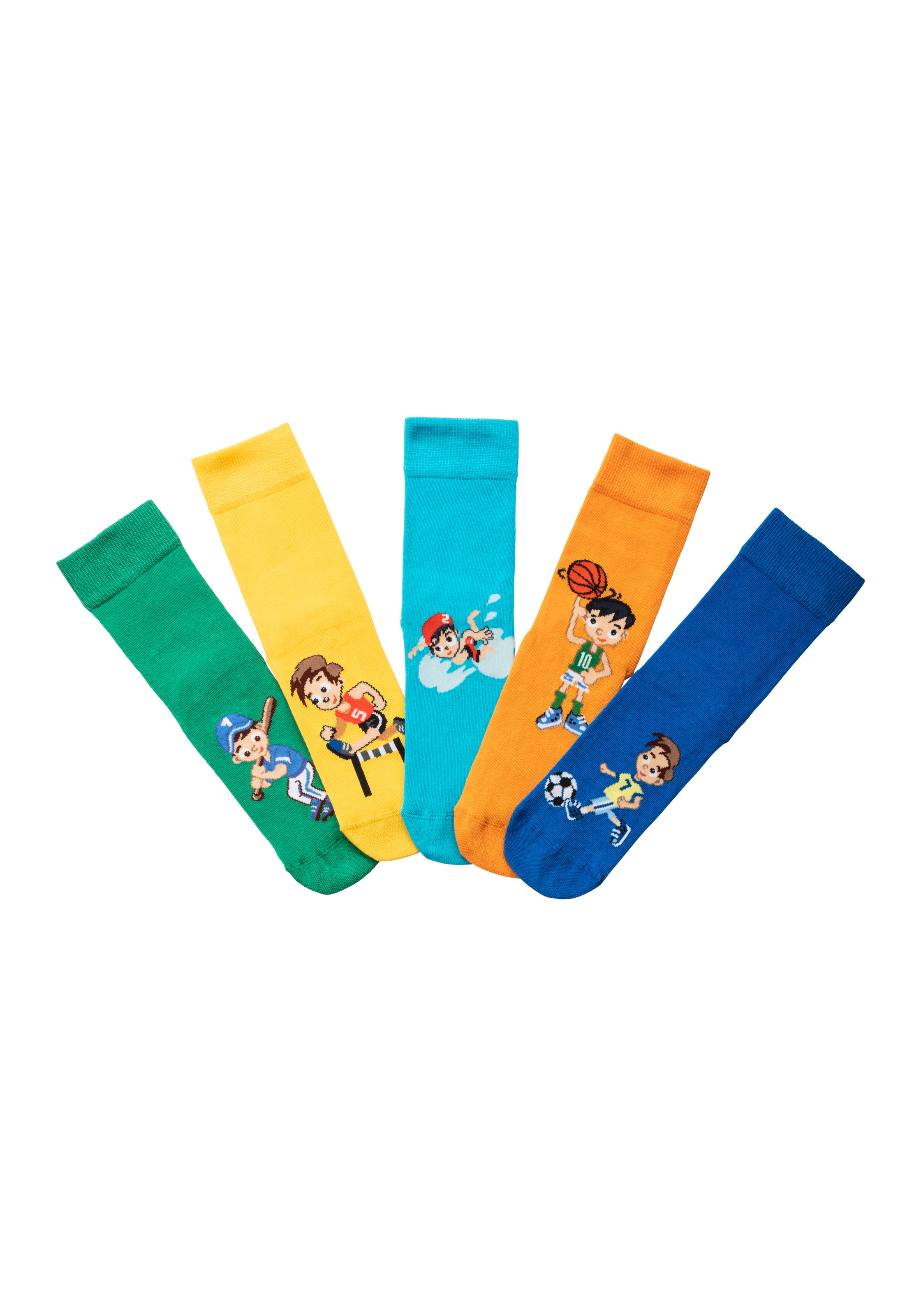 Image of H.I.S Freizeitsocken, (5 Paar), mit sportiven Motiven bei Ackermann Versand Schweiz