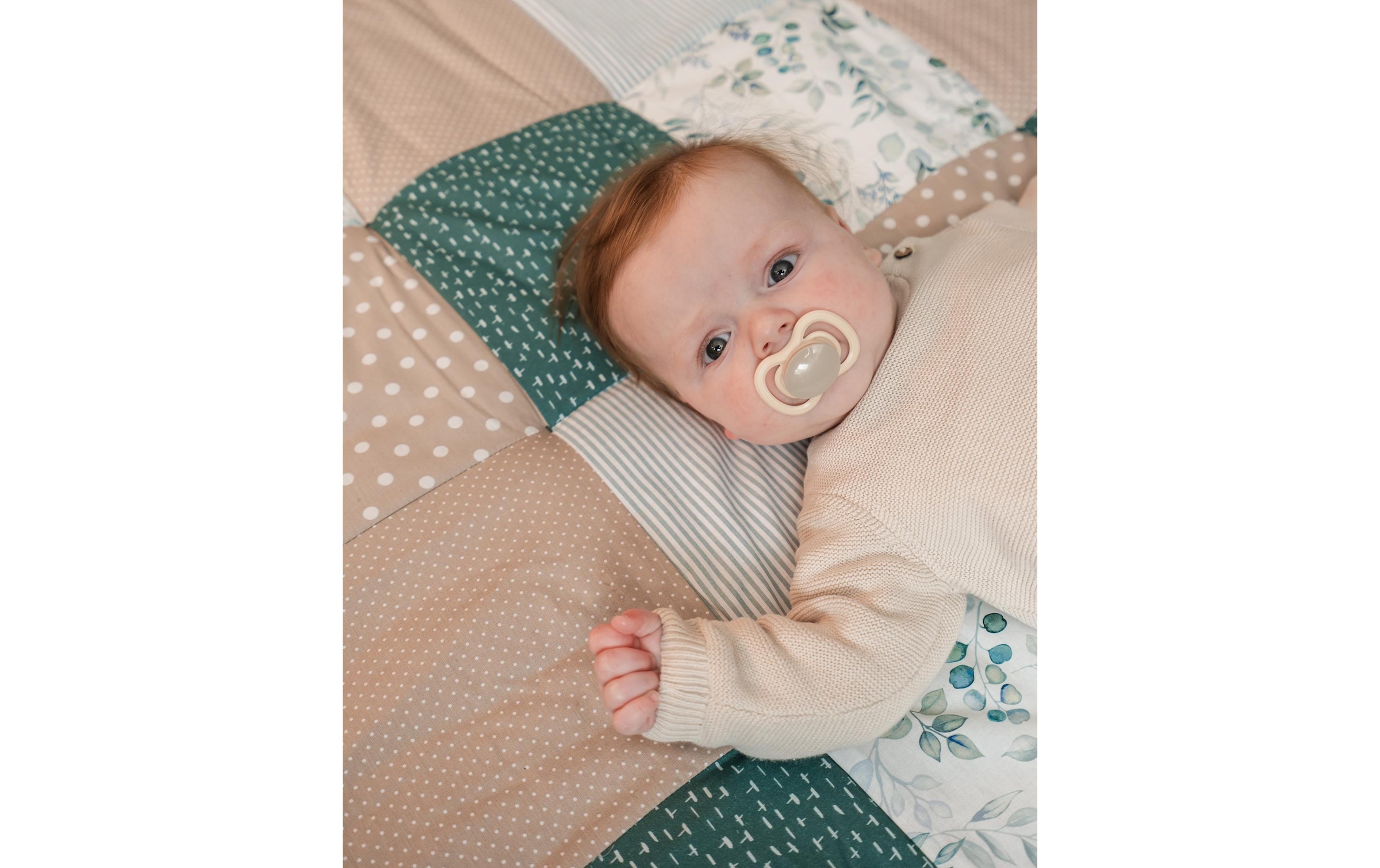 ULLENBOOM ® Krabbeldecke »Eukalyptus 140 x 140 cm«