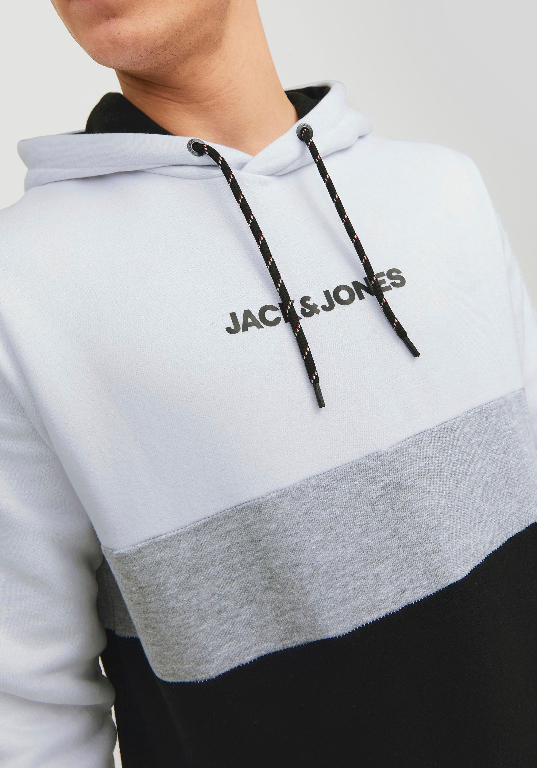 Jack & Jones Kapuzensweatshirt »JJEREID BLOCKING SWEAT HOOD NOOS«