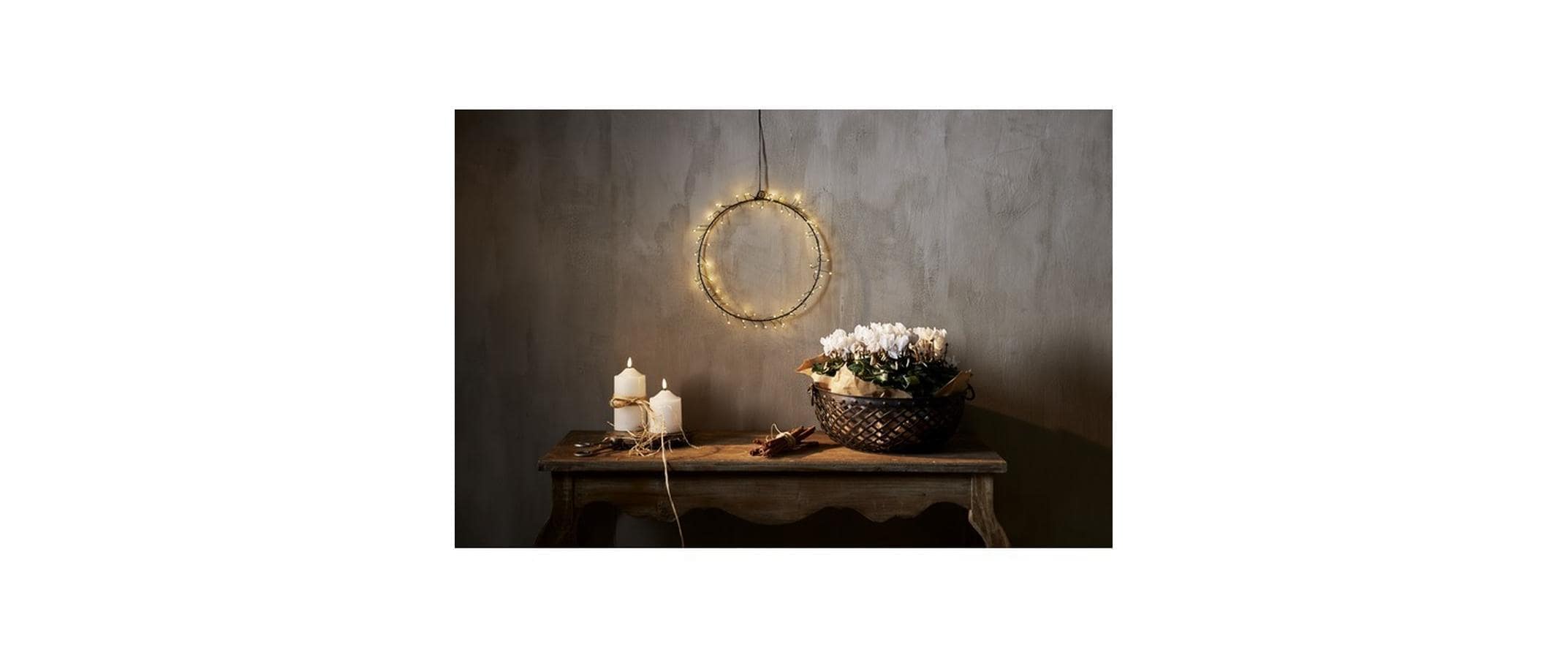   Suspension décorative »LED-Weihnachtskranz«