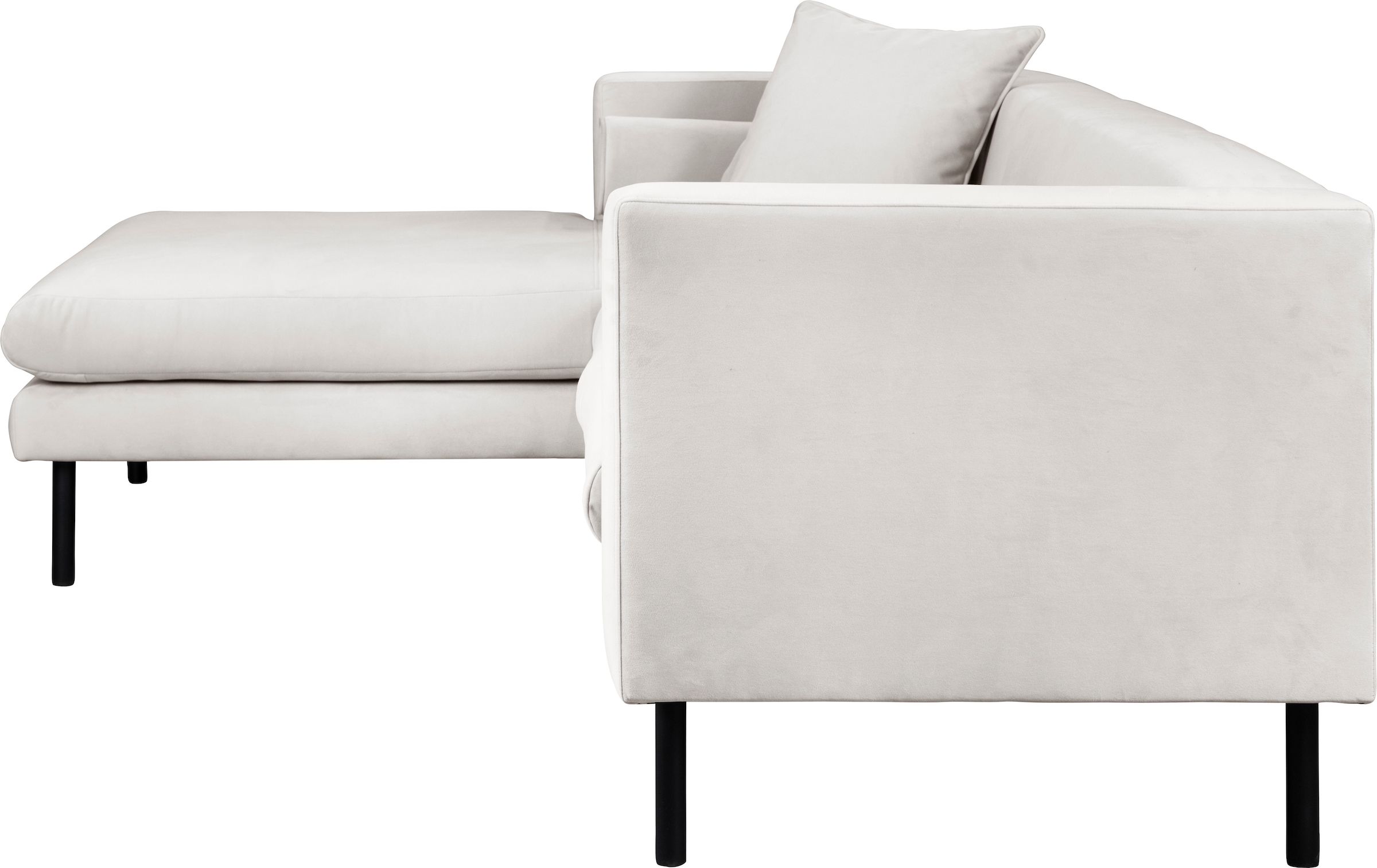 Guido Maria Kretschmer Home&Living Ecksofa »Lillibeth L-Form Designsofa, Masse B/T/H: 240/173/83 cm«, Zierkissen als Wendekissen, in Samtoptik oder Cord