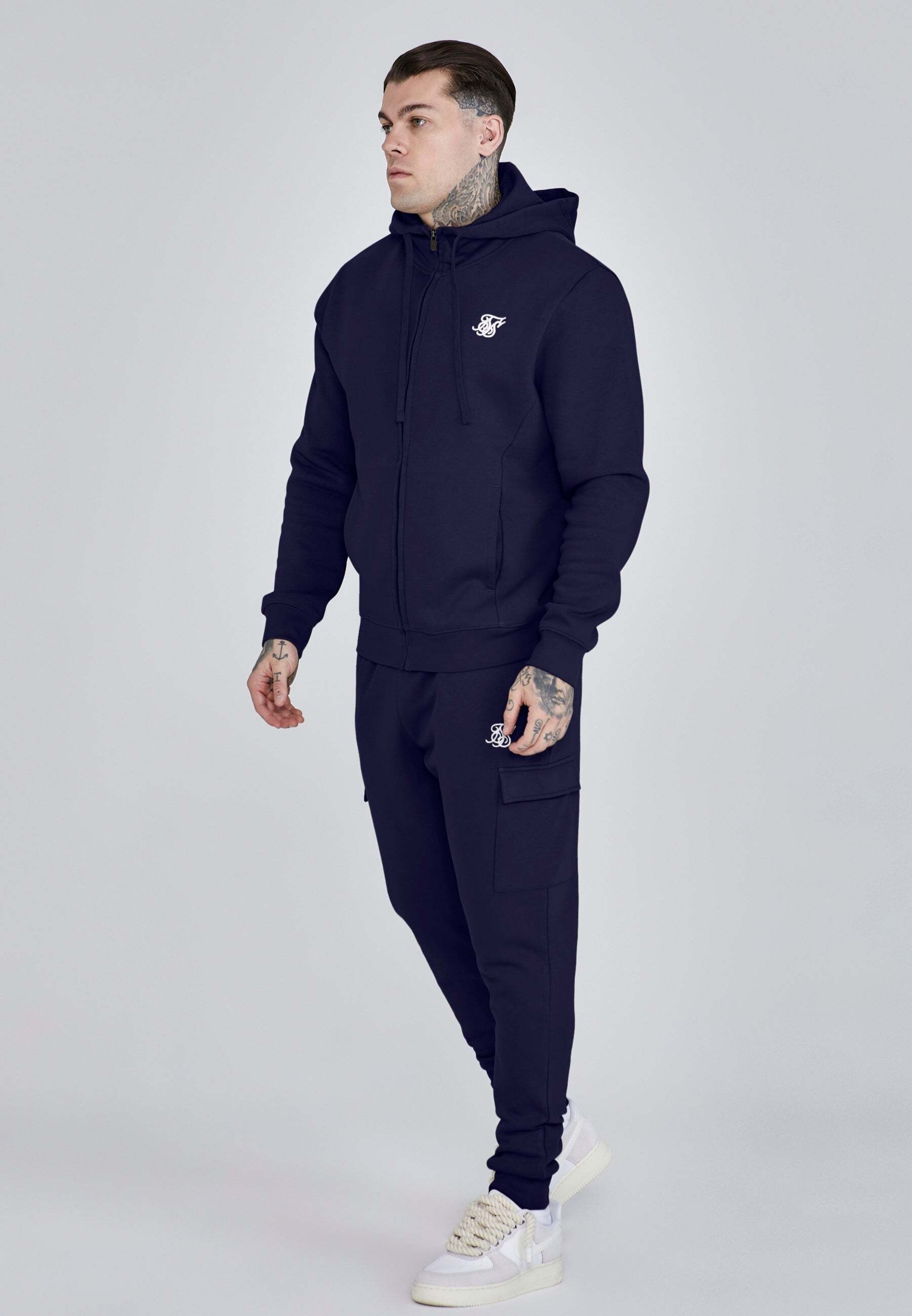 Siksilk Veste sweat »Siksilk Sweatjacke Essentials«