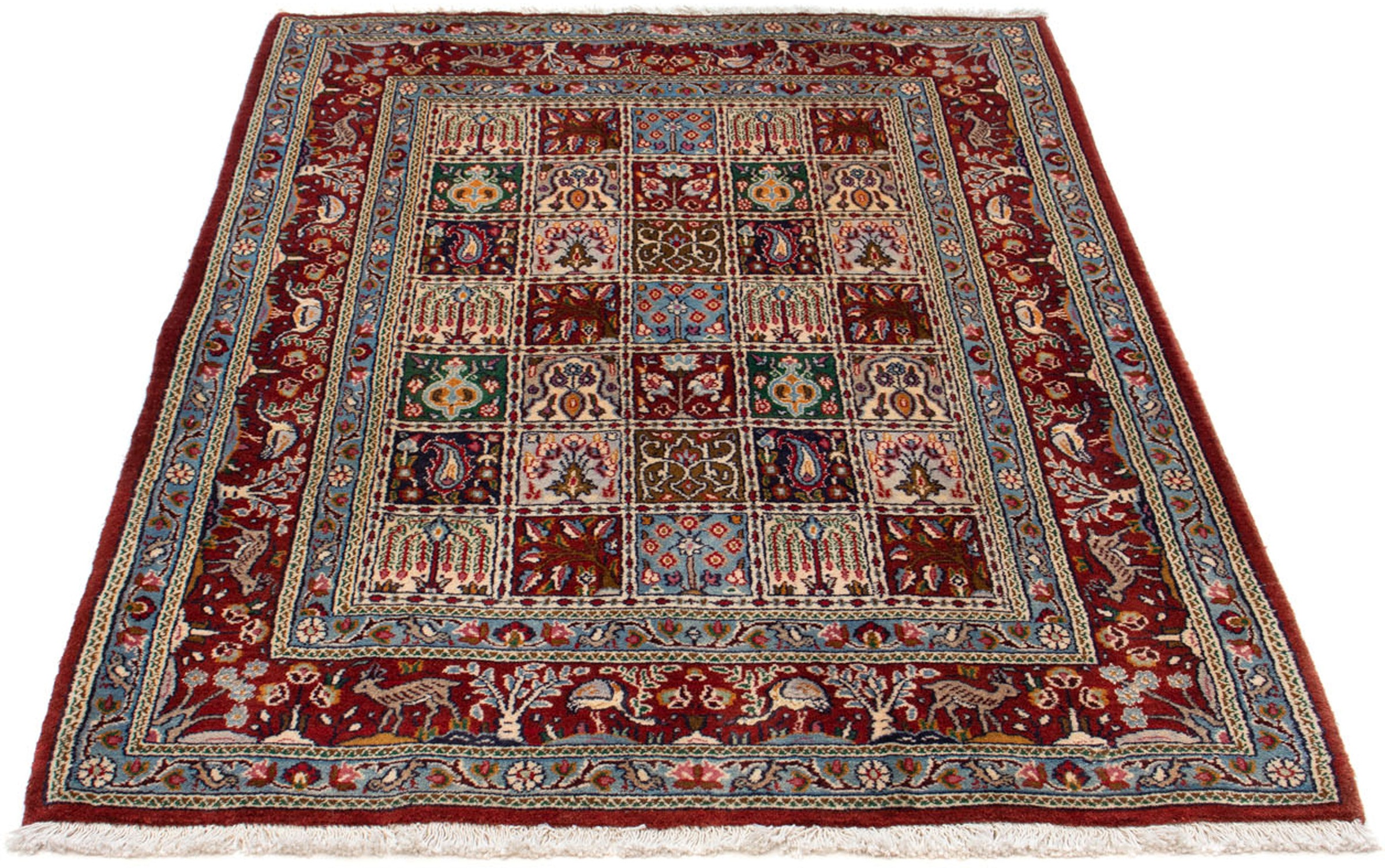 Image of morgenland Orientteppich »Perser - Classic - 142 x 100 cm - mehrfarbig«, rechteckig, 10 mm Höhe, Wohnzimmer, Handgeknüpft, Einzelstück mit Zertifikat bei Ackermann Versand Schweiz