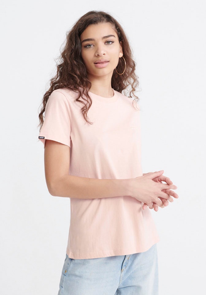 Image of Superdry T-Shirt »OL ELITE CREW TEE«, mit tonalem Logo bei Ackermann Versand Schweiz