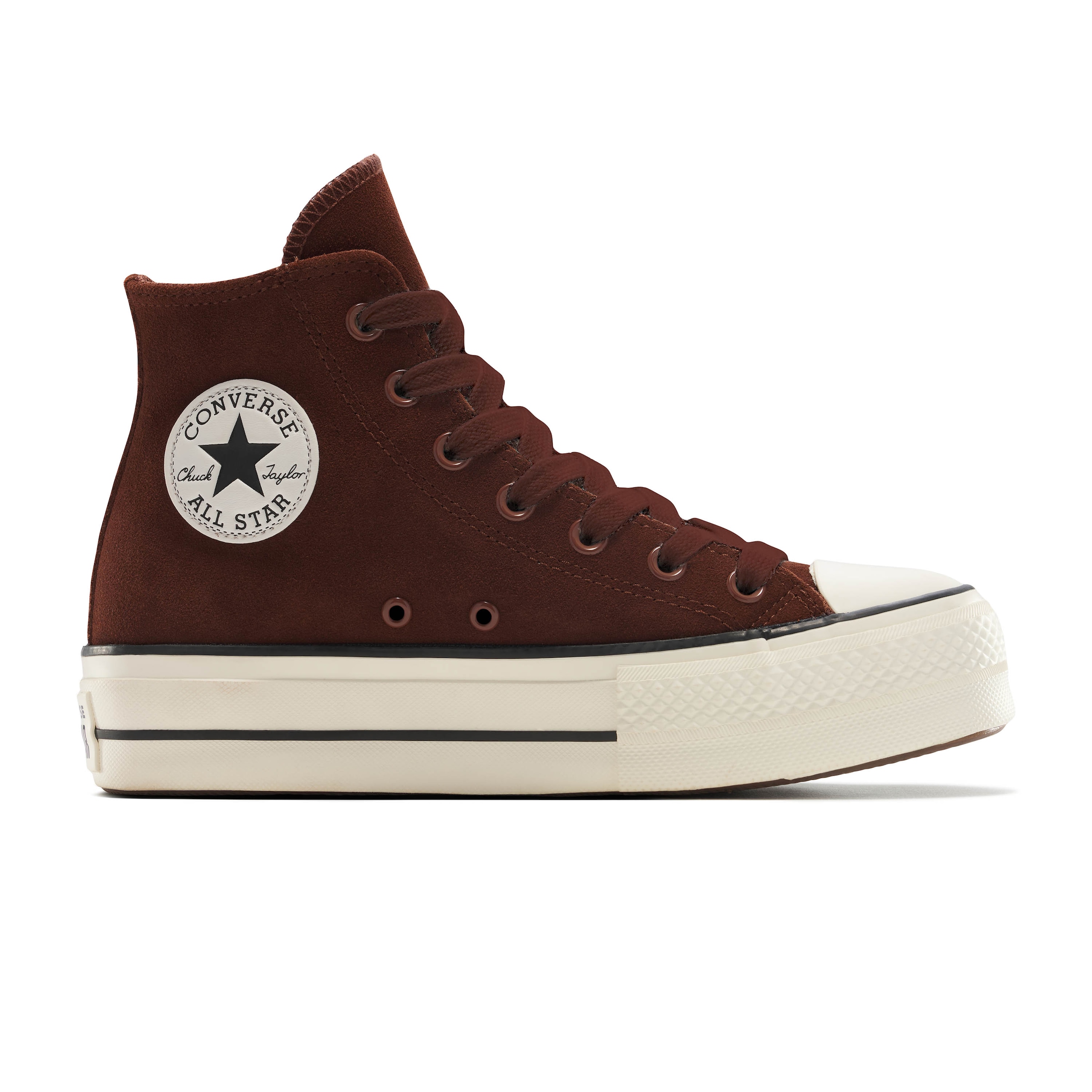 Image of Converse Sneaker "Chuck Taylor All Star Lift" wasserdichtes Wildleder, gefüttert und breite Laces