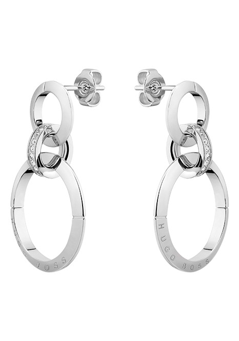 Image of BOSS Paar Ohrstecker »Ophelia, 1580225«, mit Glasstein bei Ackermann Versand Schweiz