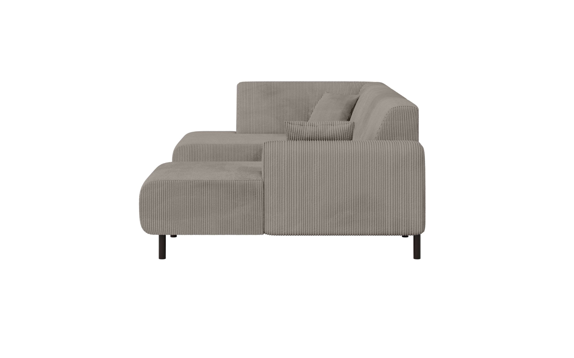 Home affaire Wohnlandschaft »ARROS U-Form mit Wellenunterfederung, Masse B/T/H: 300/163/81 cm«, incl. Zierkissen, mit Recamiere links/rechts bestellbar, auch in Cord