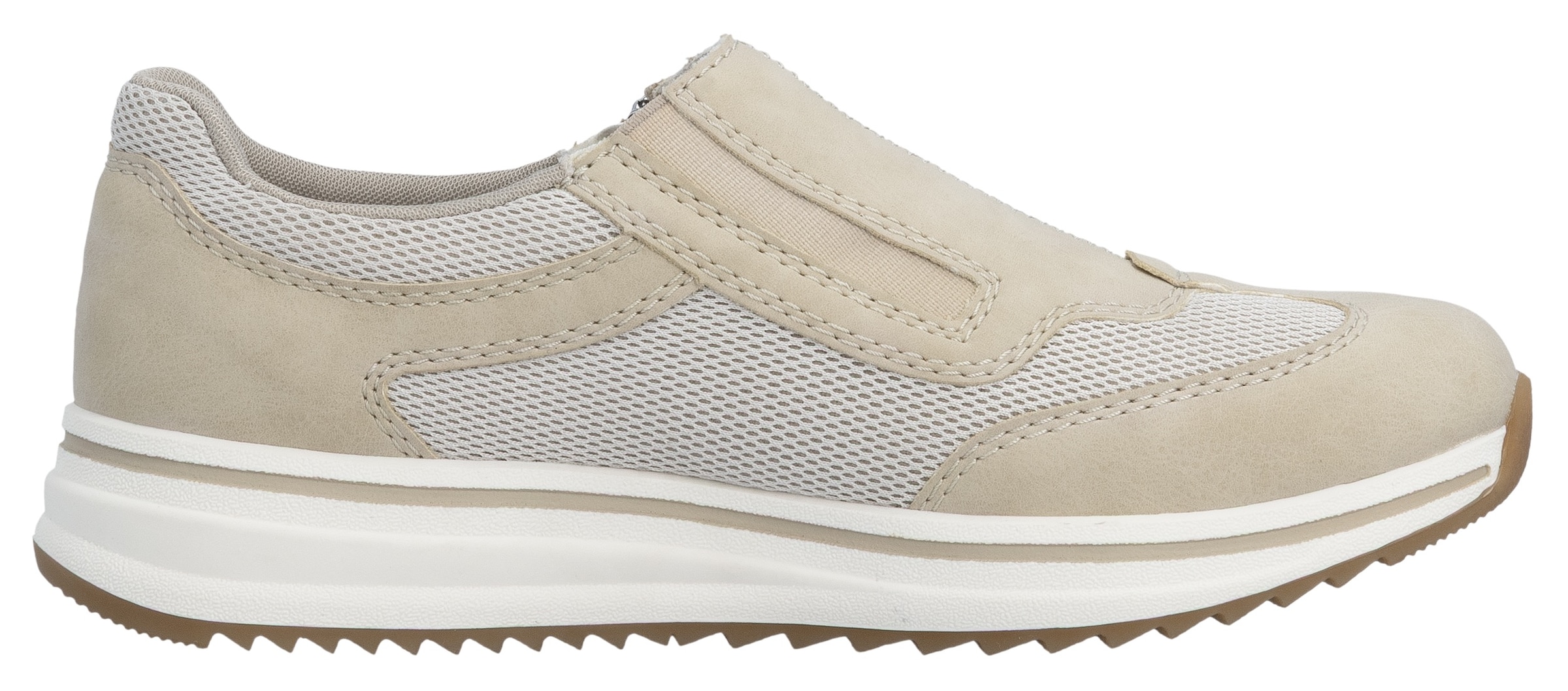 Rieker Slipper  Sneaker à enfiler, chaussure basse, chaussure décontractée avec fermeture éclair