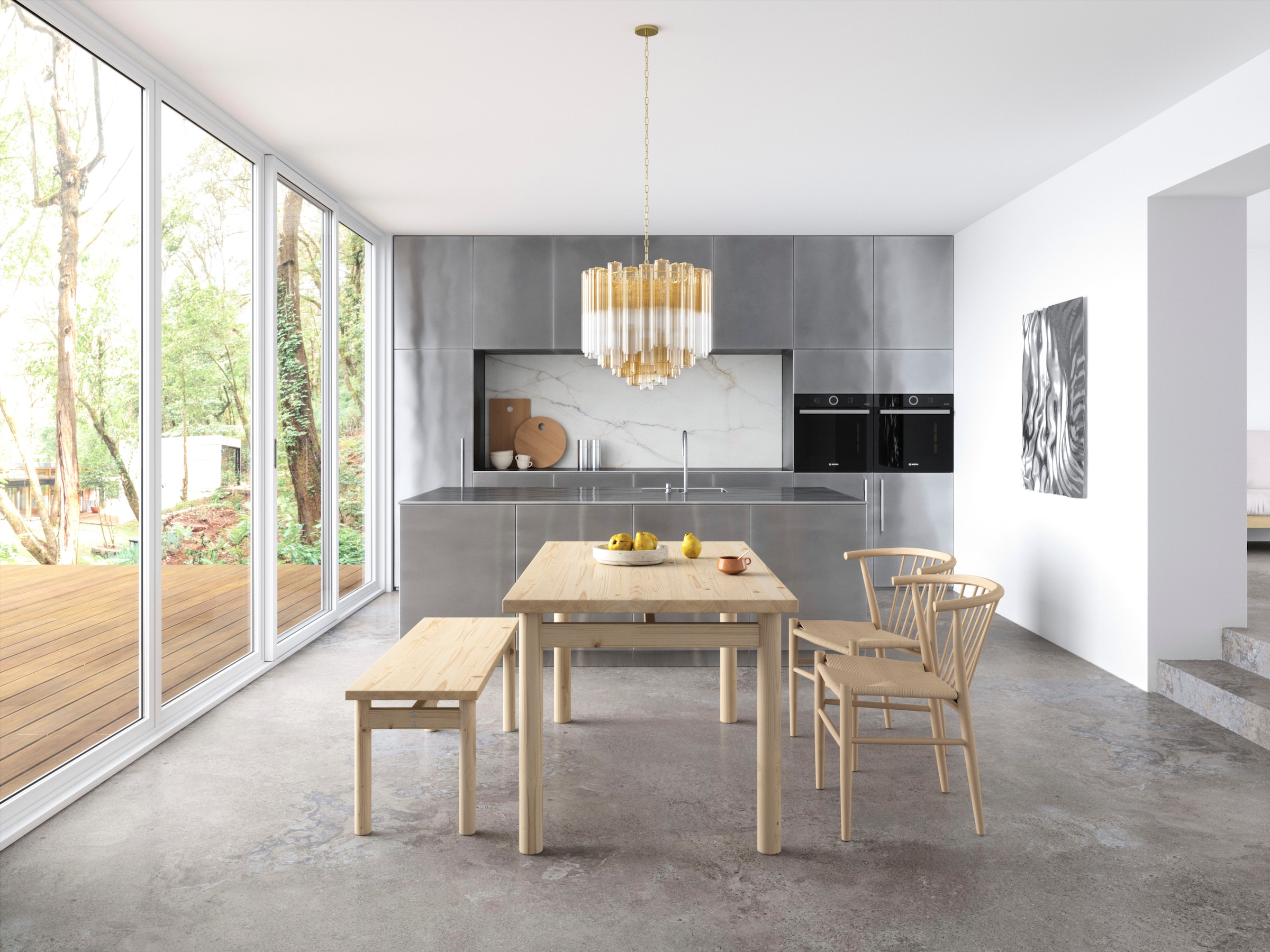 Karup Design Banc »PACE BENCH« en pin certifié FSC®, dimensions 120 x 40 cm.