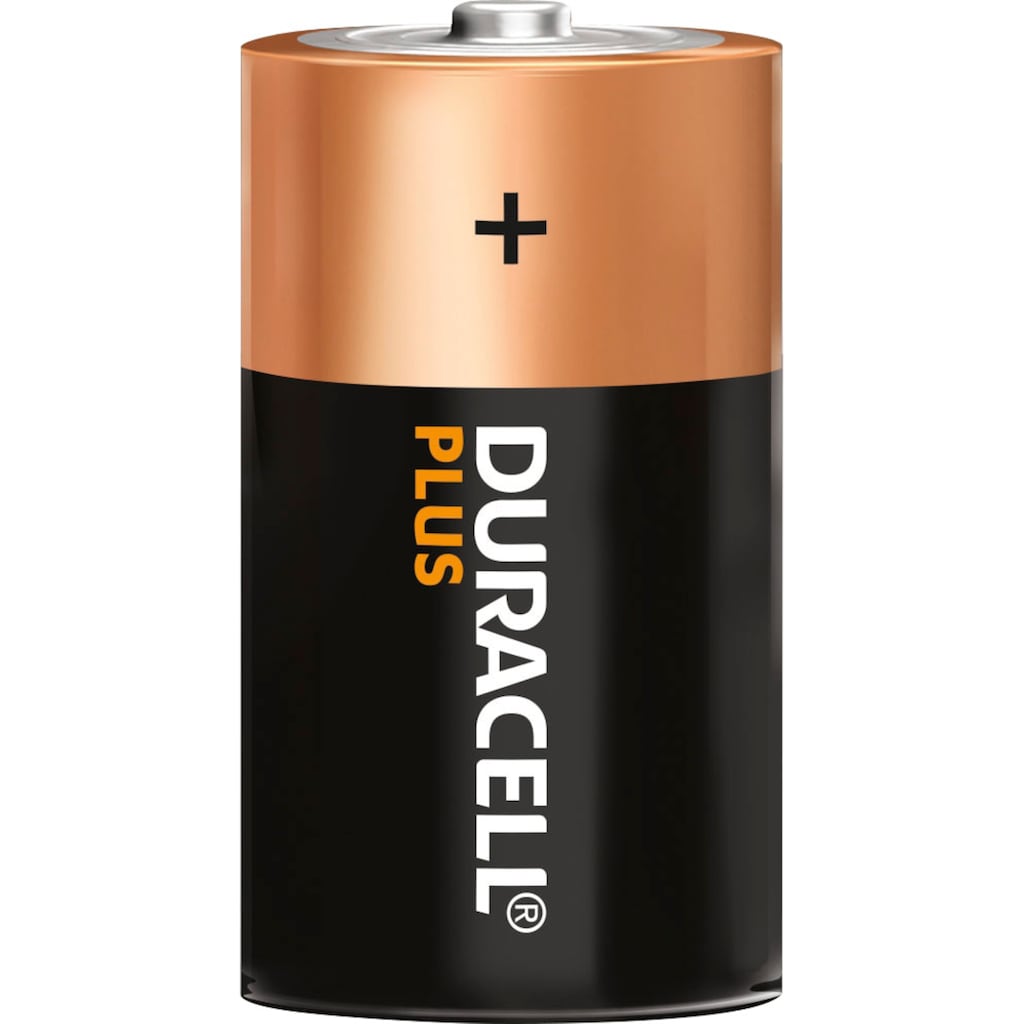 Duracell Batterie »2er Pack Plus«, LR20, (Packung, 2 St.)