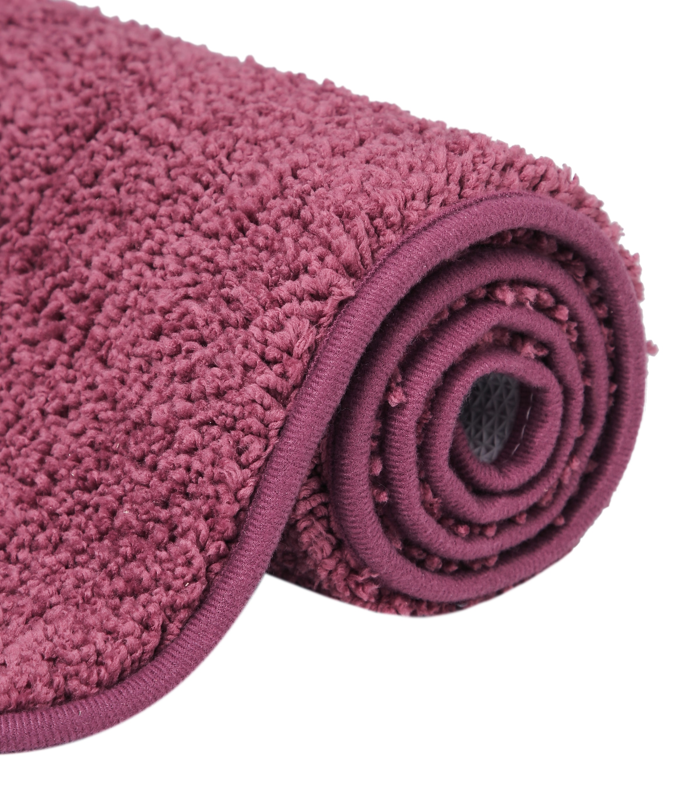 my home Badematte »Regona, Badteppich, Badvorleger, Badezimmer Teppich«, rutschhemmend beschichtet, fussbodenheizungsgeeignet-schnell trocknend-strapazierfähig, Uni Farben, besonders weich, als rechteckig und halbrund erhältlich