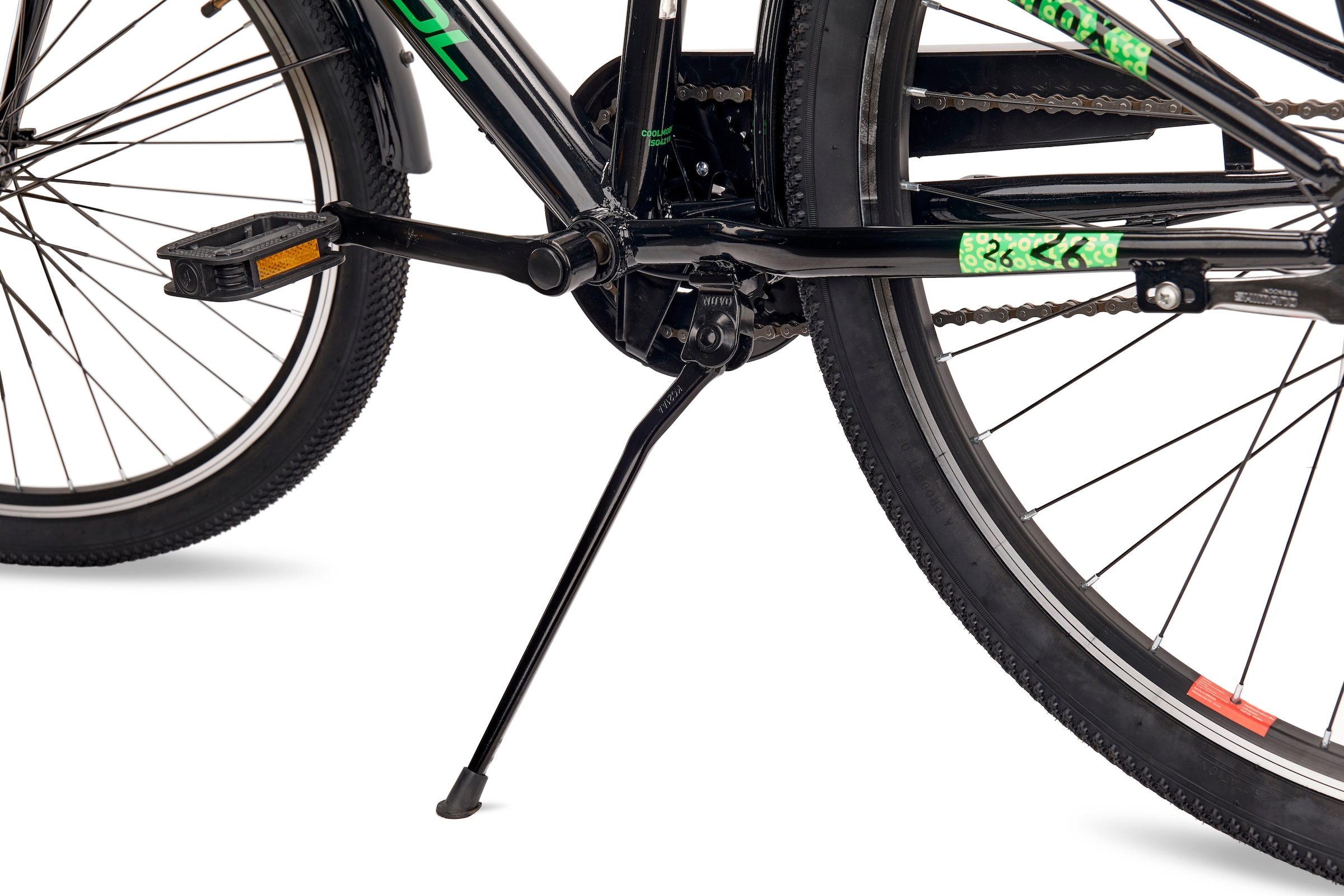 S’COOL Jugendfahrrad »S'COOL troX« 3 Gang Shimano Nabenschaltung 26 Zoll, Jugendliche, mit Gepäckträger und Schutzblech