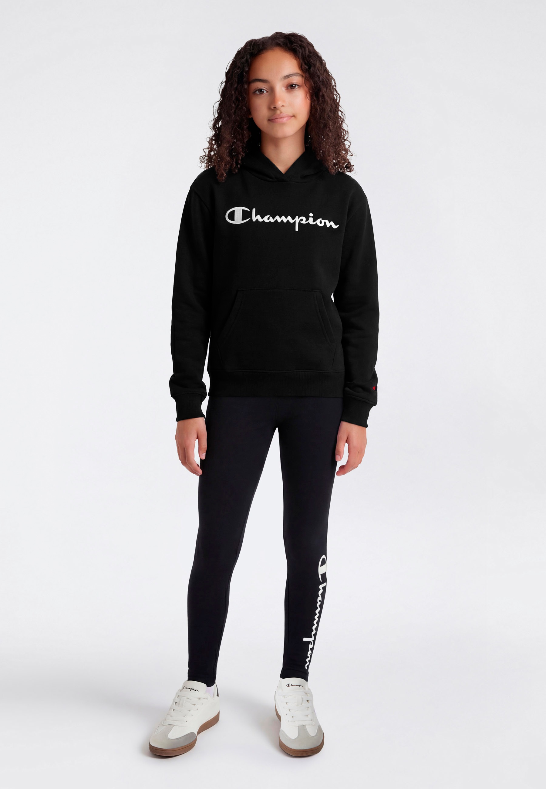 Image of Champion Leggings "BASICS Leggings Large Logo" sportlicher Stil, ohne Verschluss, für Kinder