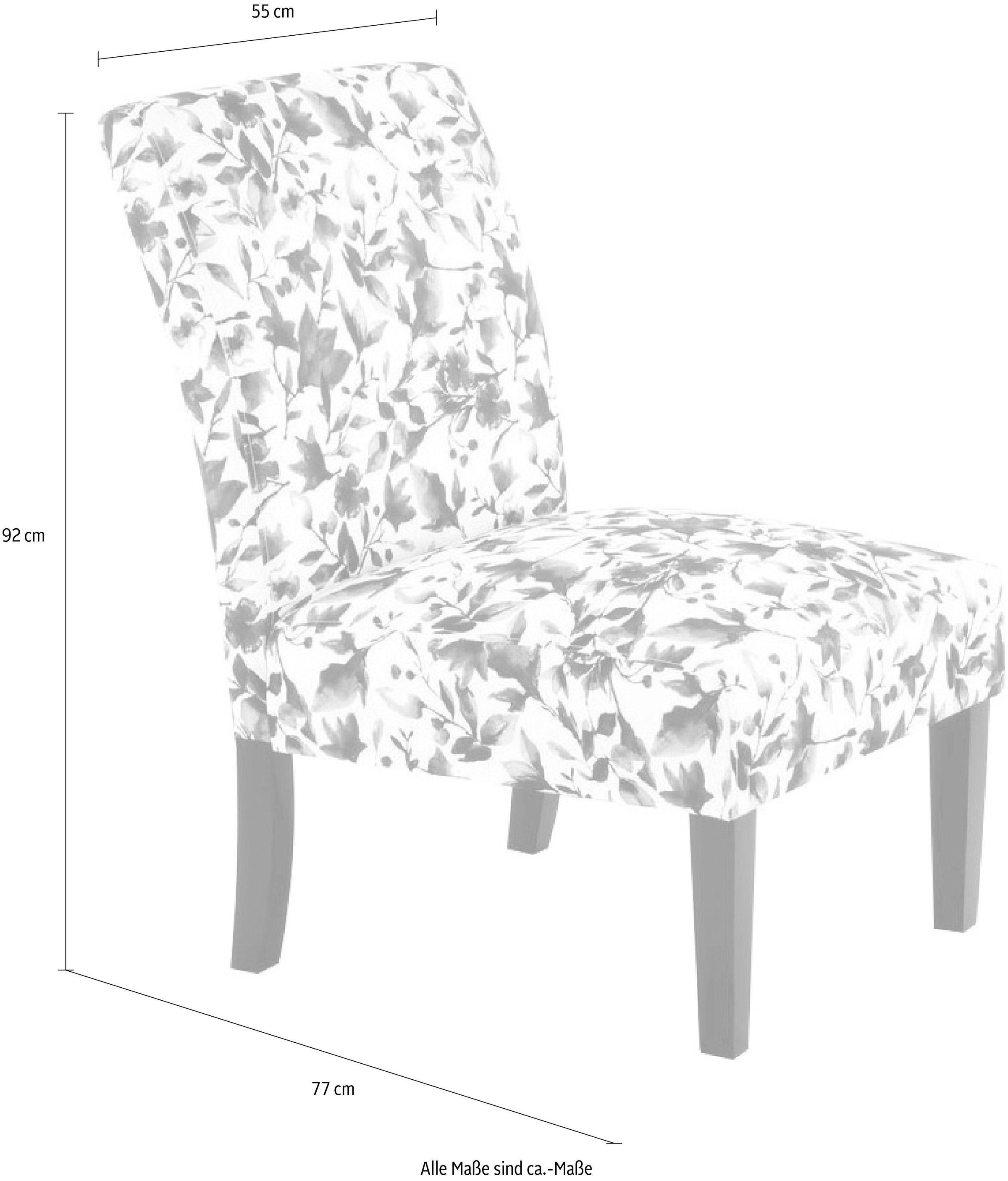 Kayoom Stuhl »Indira 110, mit gepolsterter Sitzfläche und Rückenlehne« () 1 Stk.stilvoll, modern, ideal für moderne Einrichtungen