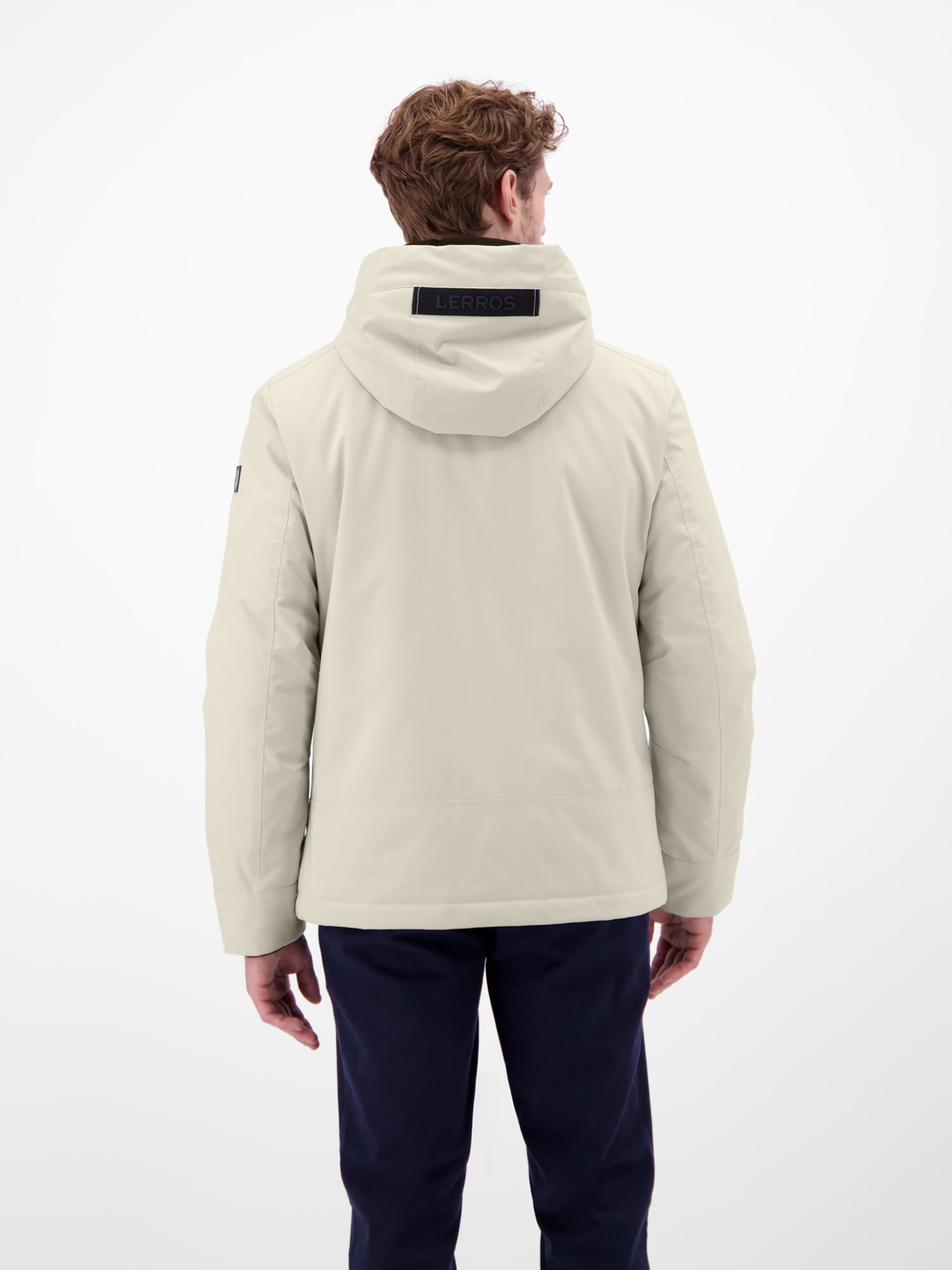 LERROS Veste d'extérieur »Herren Blouson in Stukturoptik« mit Kapuze