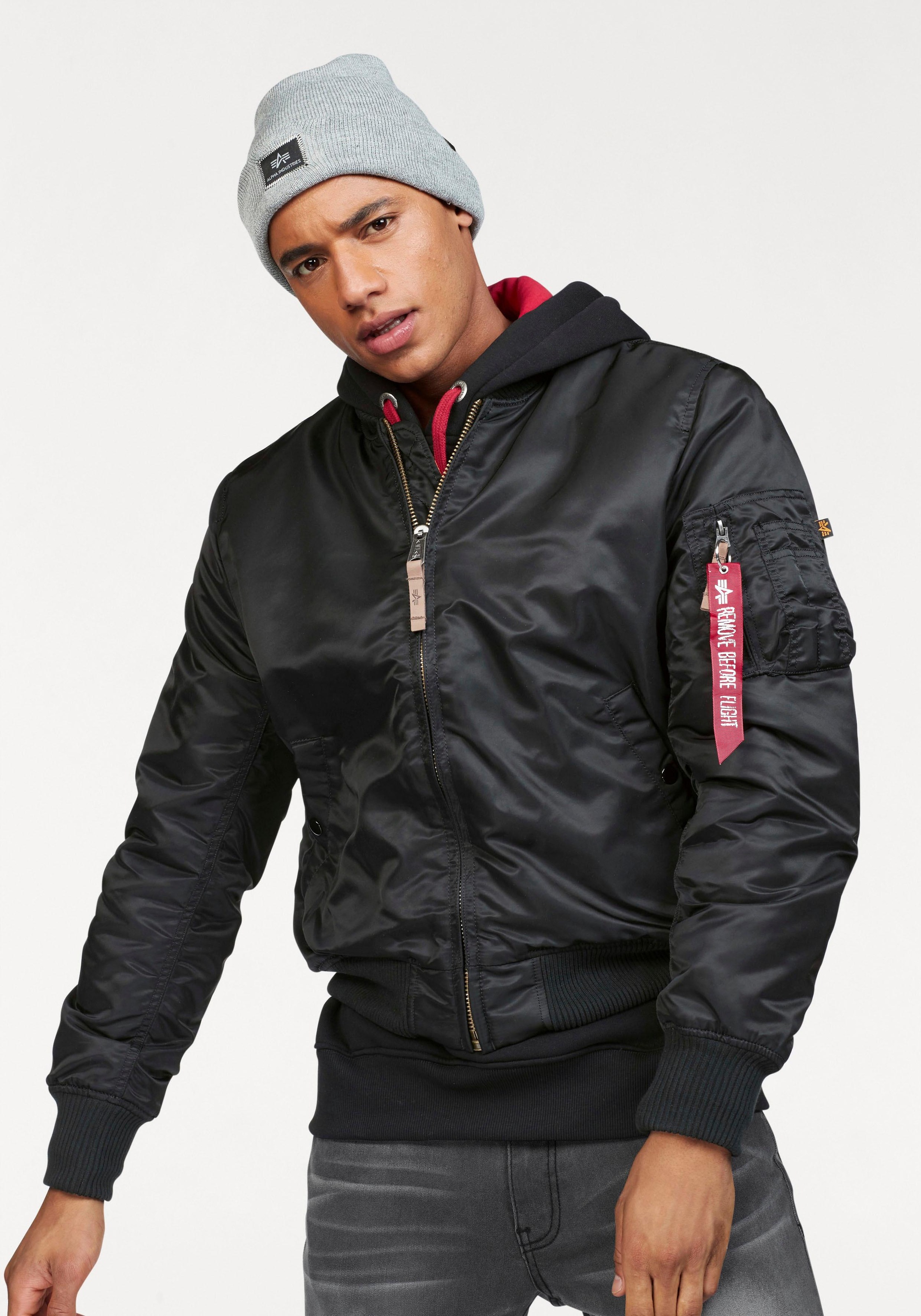 Image of Alpha Industries Bomberjacke "MA-1 VF59 LONG" ohne Kapuze gefüttert