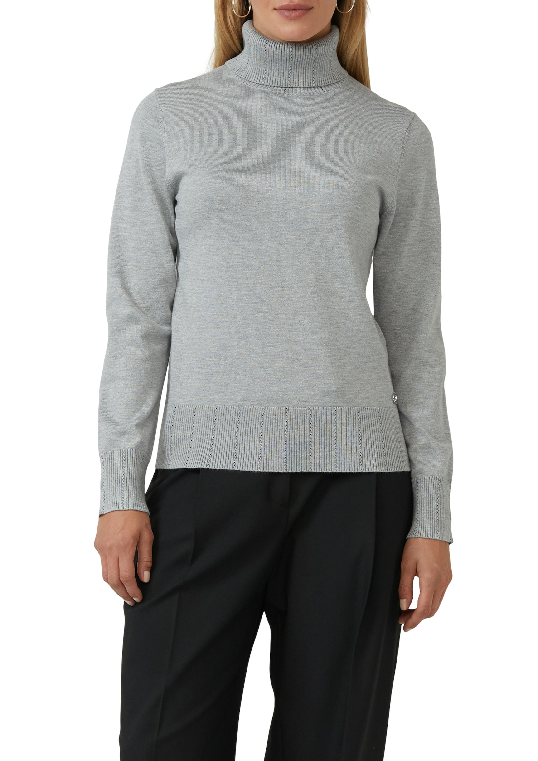 Image of s.Oliver BLACK LABEL Strickpullover mit Rollkragen