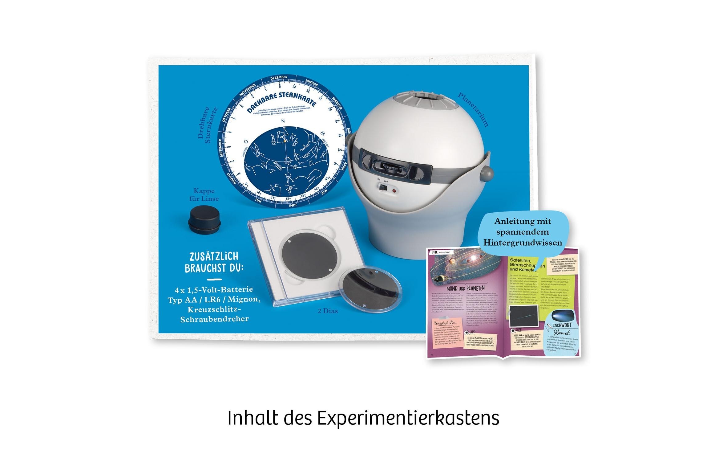 Kosmos Experimentierkasten »Experimentierkasten Planetarium«