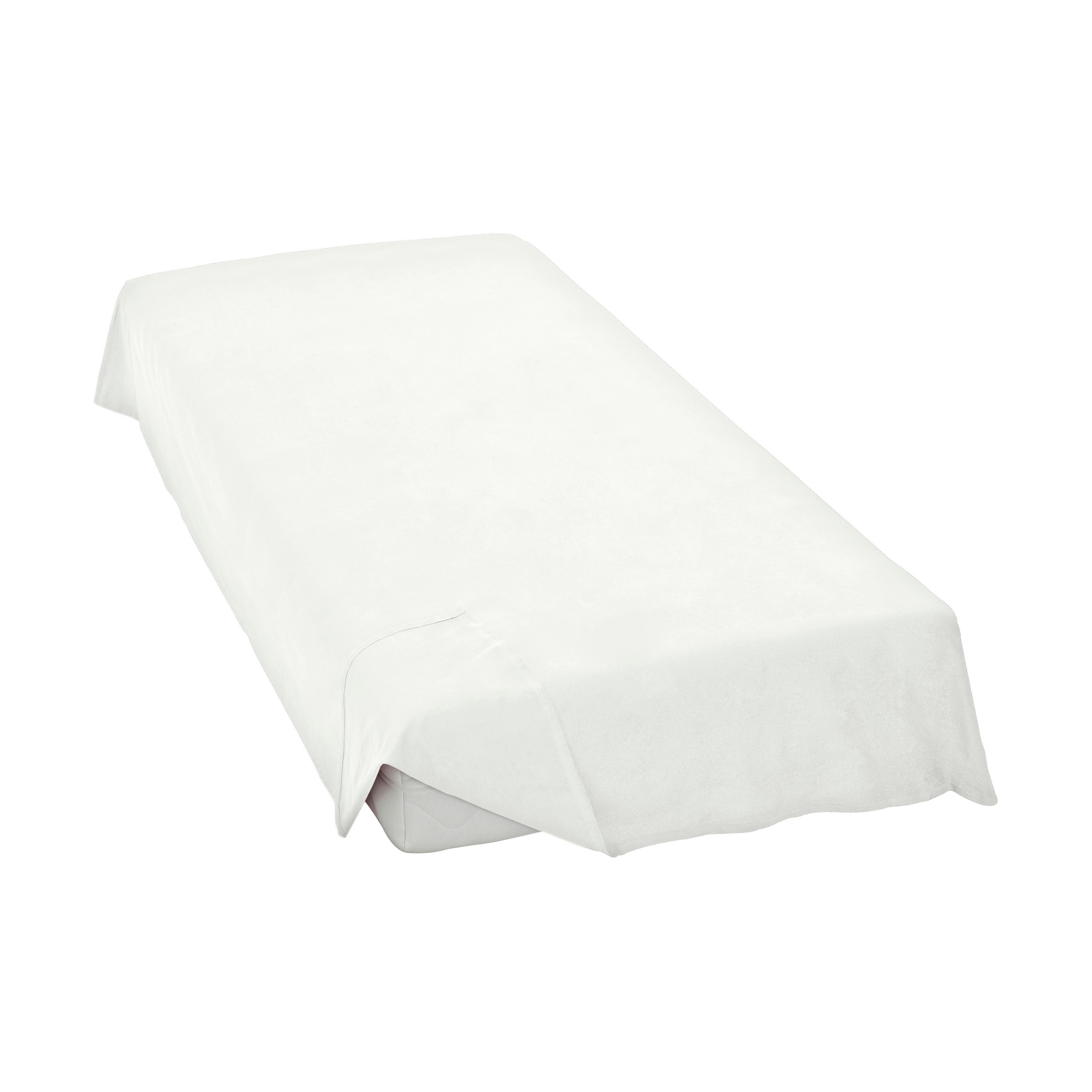 Image of Schlafwelt Betttuch »Sari Bettuch, Laken ohne Gummizug, Bettlaken in Renforcé Qualität, für Matratzenhöhe bis zu 23 cm, unifarben, nordisches Wohnen, nachhaltiges Bettlaken 100% Baumwolle, Grösse 160x260 cm, 220x260cm, 240x260cm«, (1 St.) bei Ackermann Ve