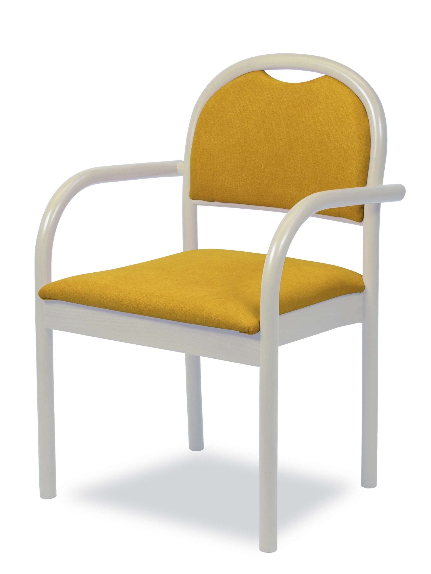 Home affaire Chaise avec accoudoirs »ROMA, Stuhl, Armlehnstuhl, Sessel, Komfortsessel, Made in Italy« () 1 cuisEmpilable, tissu déperlant, bois massif