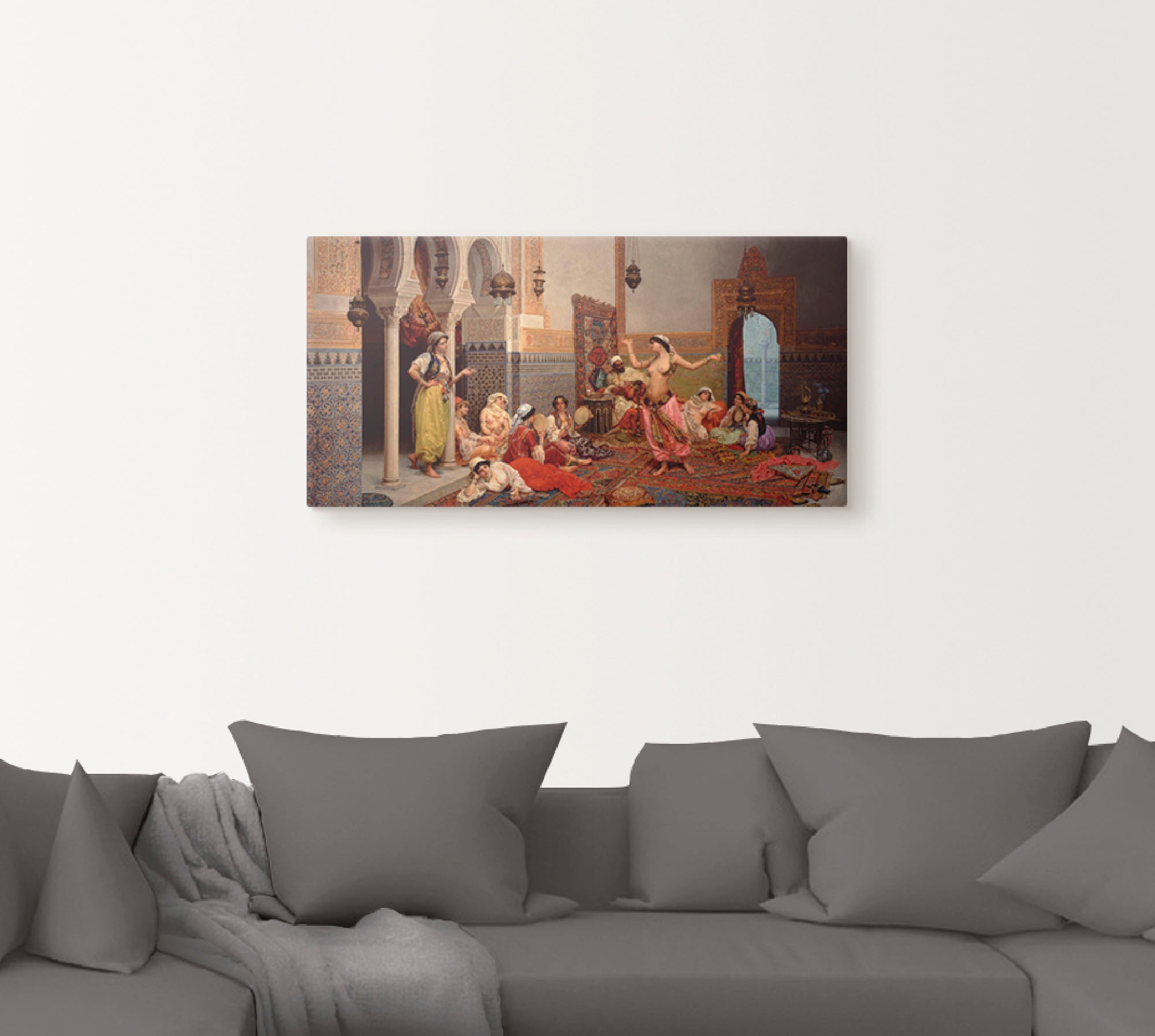 Artland Wandbild »Tanz im Harem.«, Gruppen & Familien, (1 St.), als Leinwandbild, Wandaufkleber in verschied. Grössen