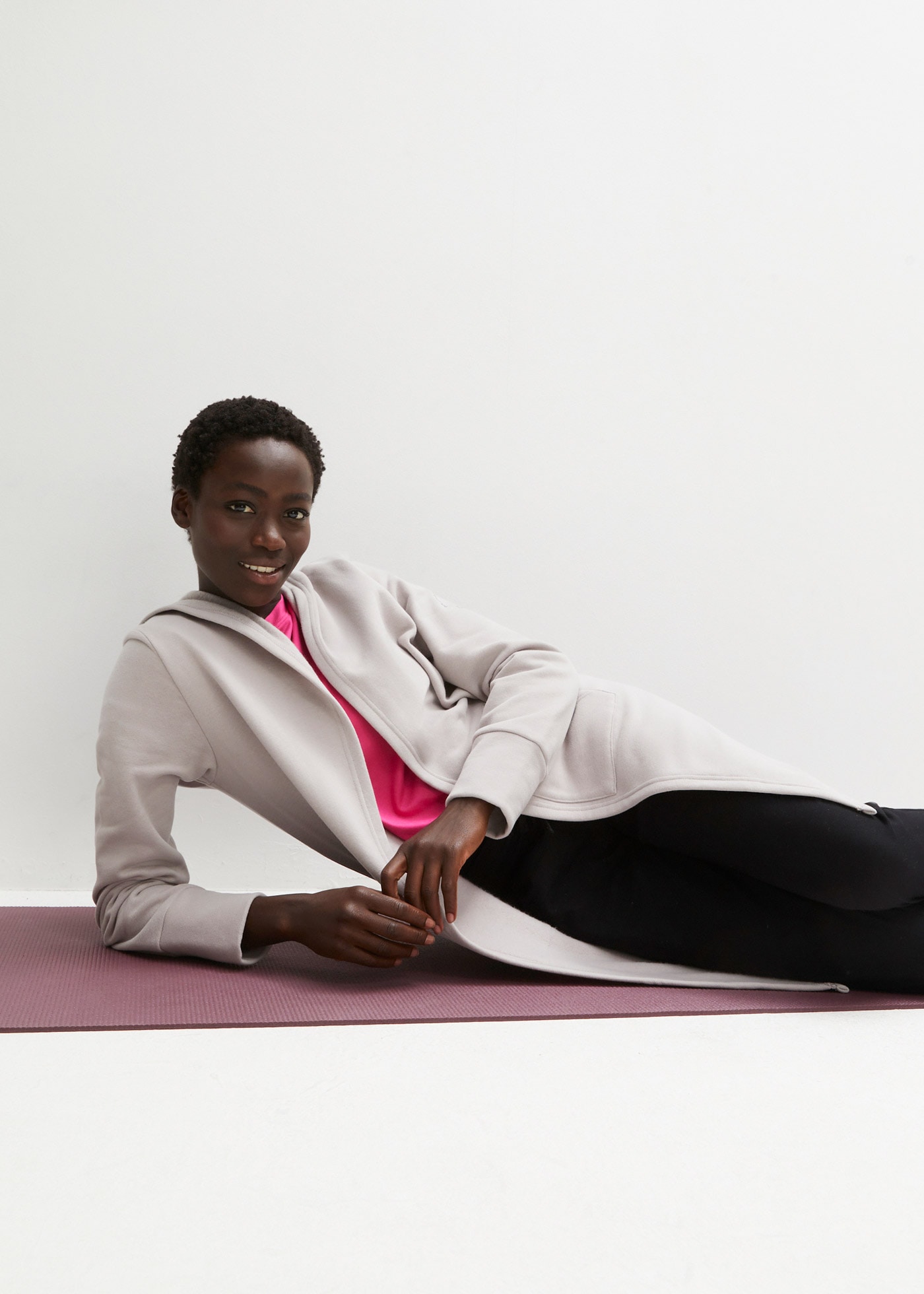 bonprix Sweatjacke »Long-Sweatjacke«, Long-Sweatjacke
