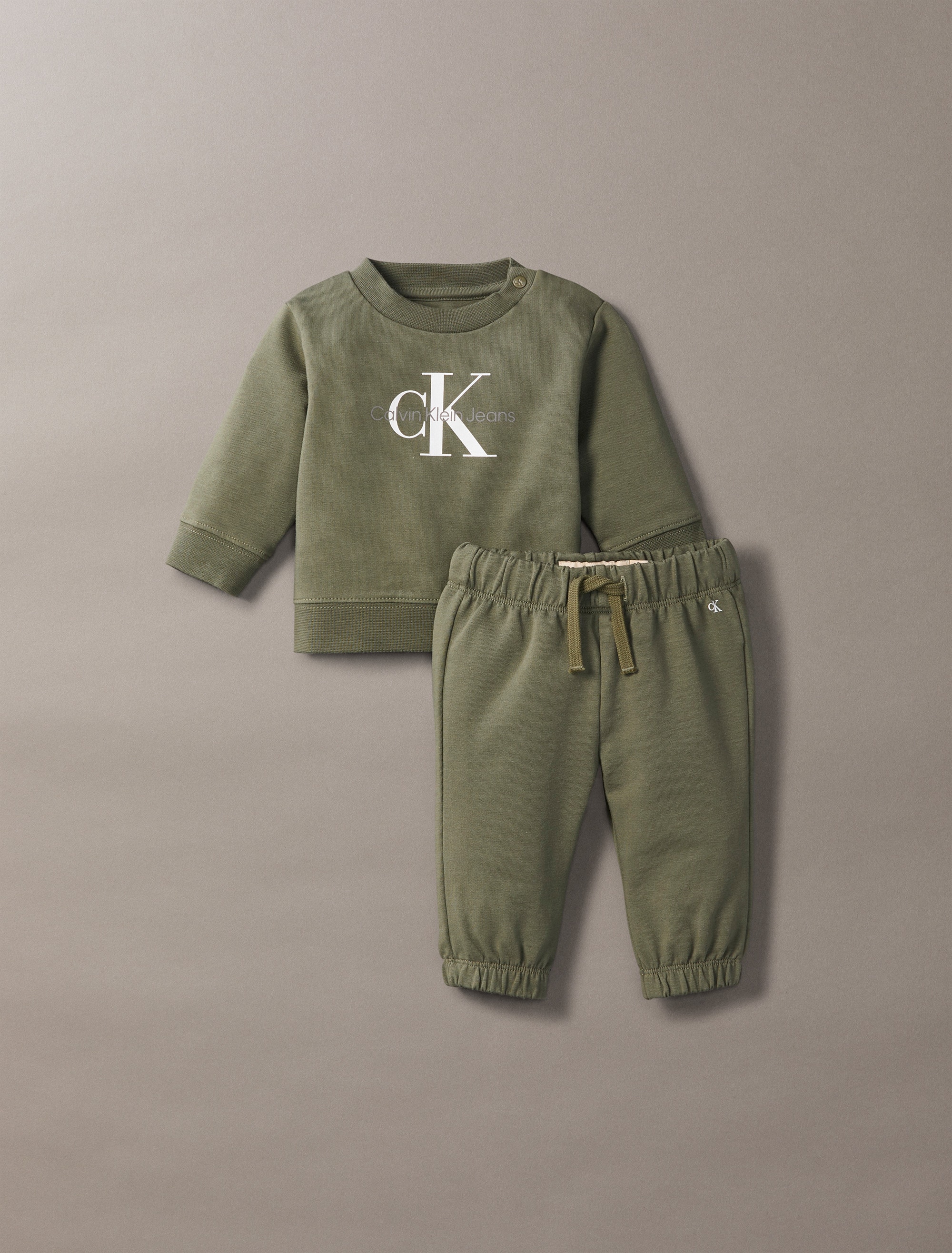 Calvin Klein Jeans Shirt & Hose »MONOGRAM CN SWEATSHIRT SET«, für Babys bis 2 Jahre, Geschenkset