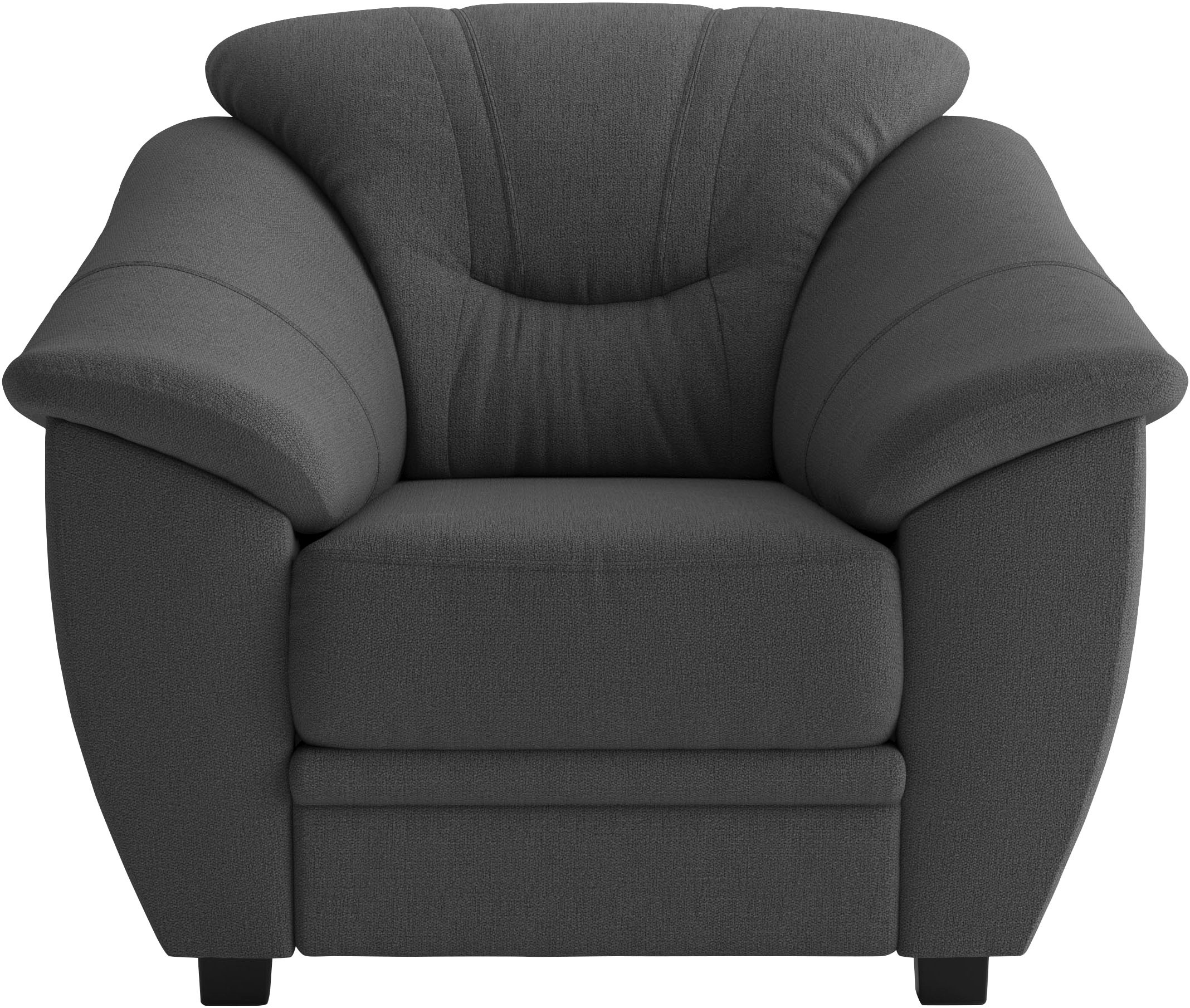 sit&more Sessel "Savona, B: 103 cm, Federkern-Polsterung, komfortable Sitzhöhe 46 cm" Bequeme Armlehnen, Ziernähte, frei im Raum stellbar, zeitloses Design