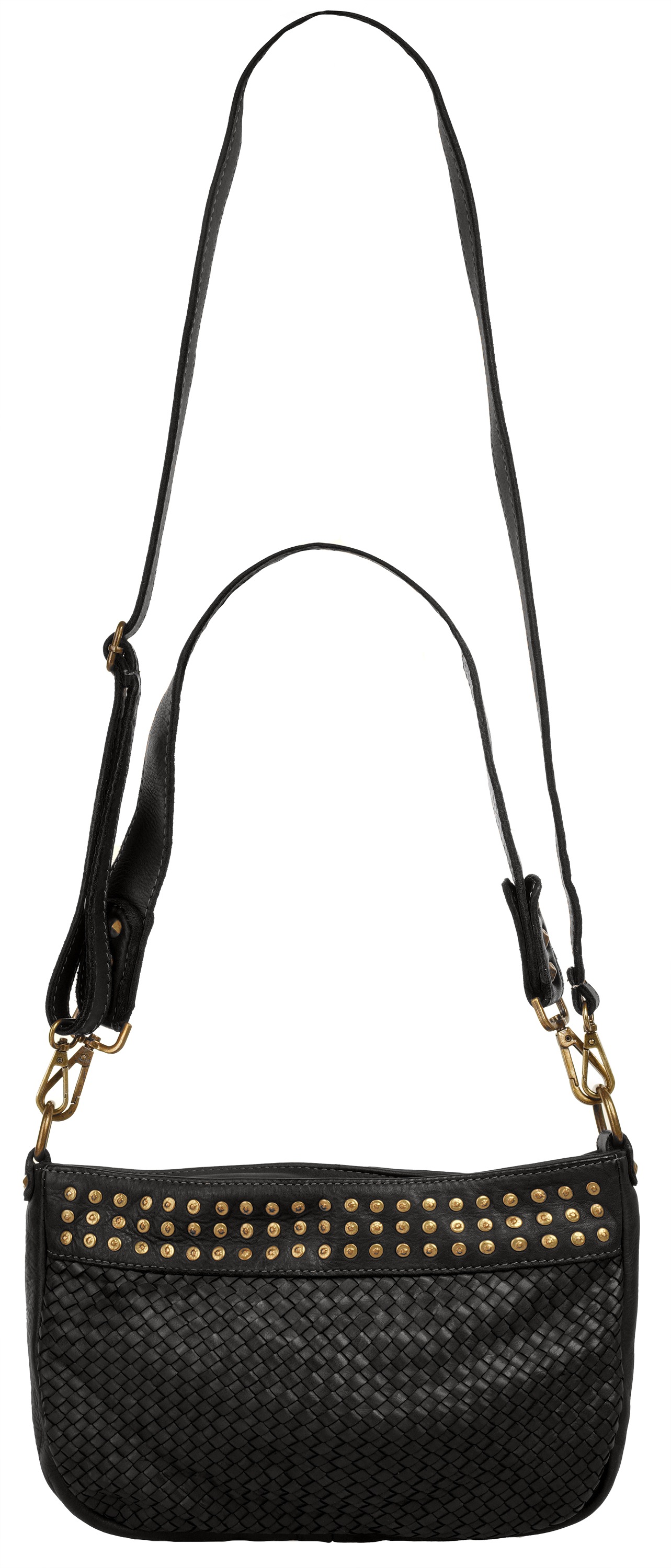 Samantha Look Umhängetasche echt Leder, Made in Italy