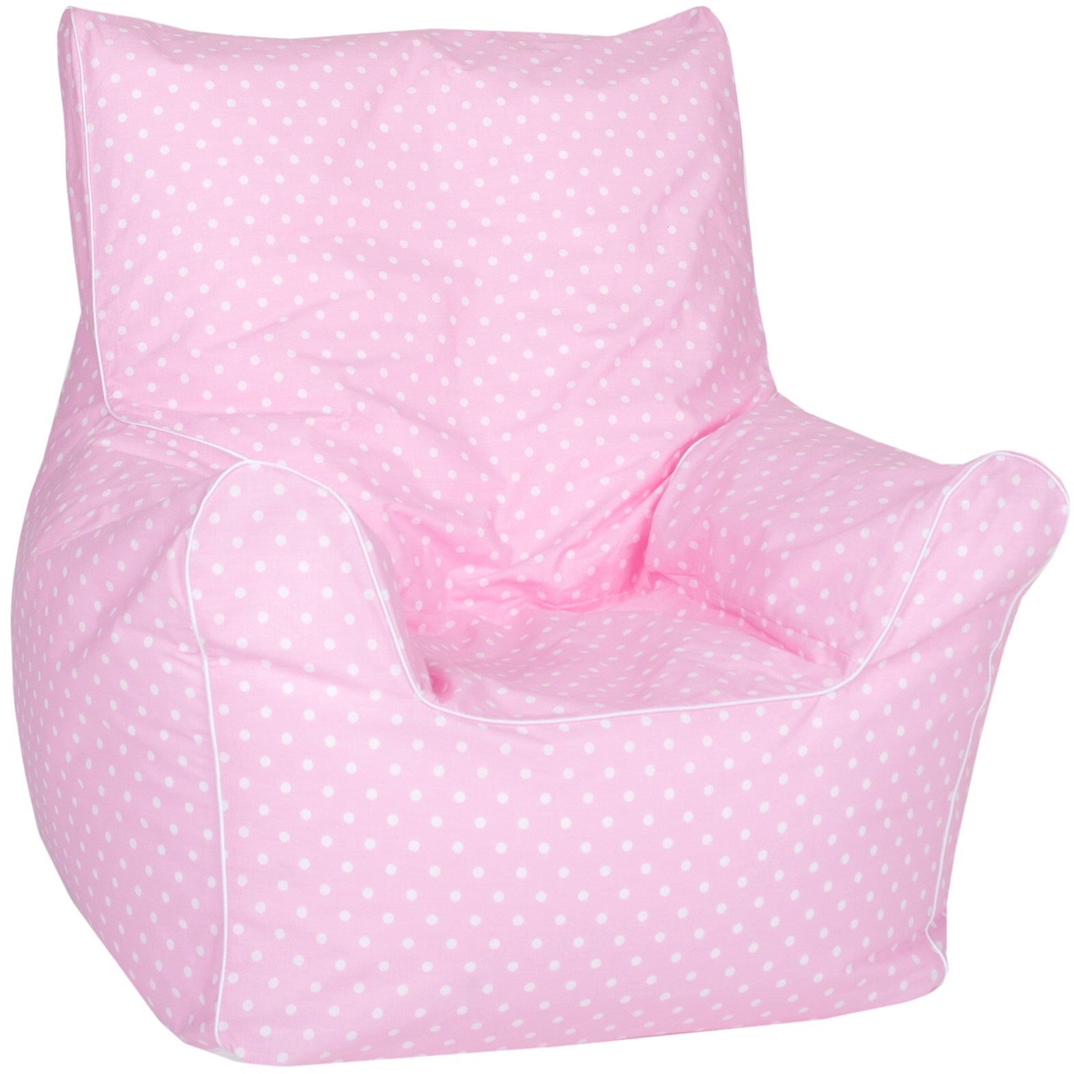 Image of Knorrtoys® Sitzsack »Junior, Pink White Dots«, für Kinder; Made in Europe bei Ackermann Versand Schweiz