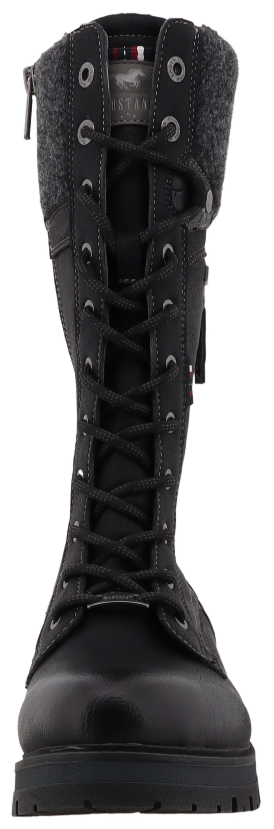 Mustang Shoes Winterstiefel »Darleen«  Schnürstiefel mit Reissverschluss