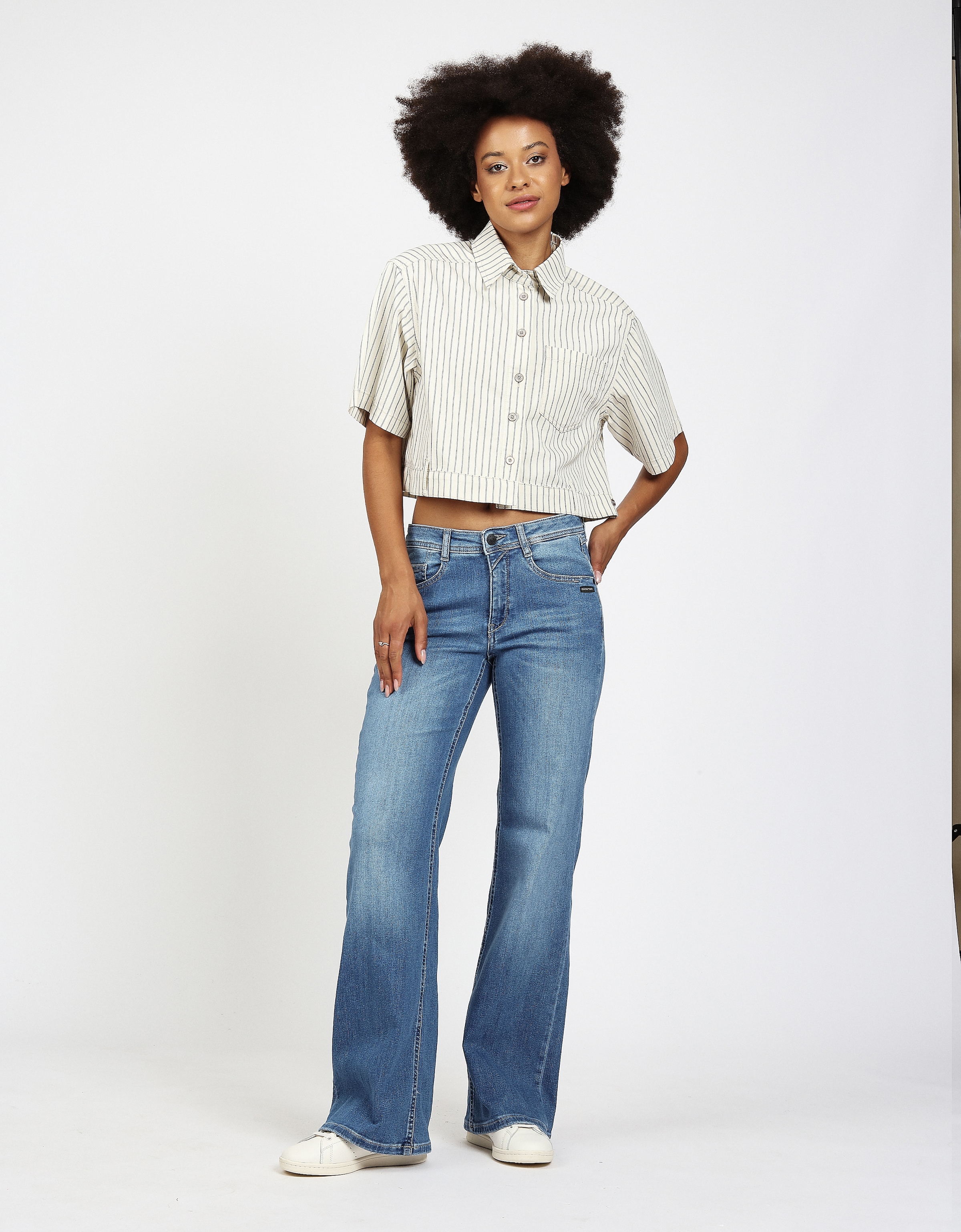 GANG 5-Pocket-Jeans »94AMELIE WIDE LONG« Long = 4 cm länger