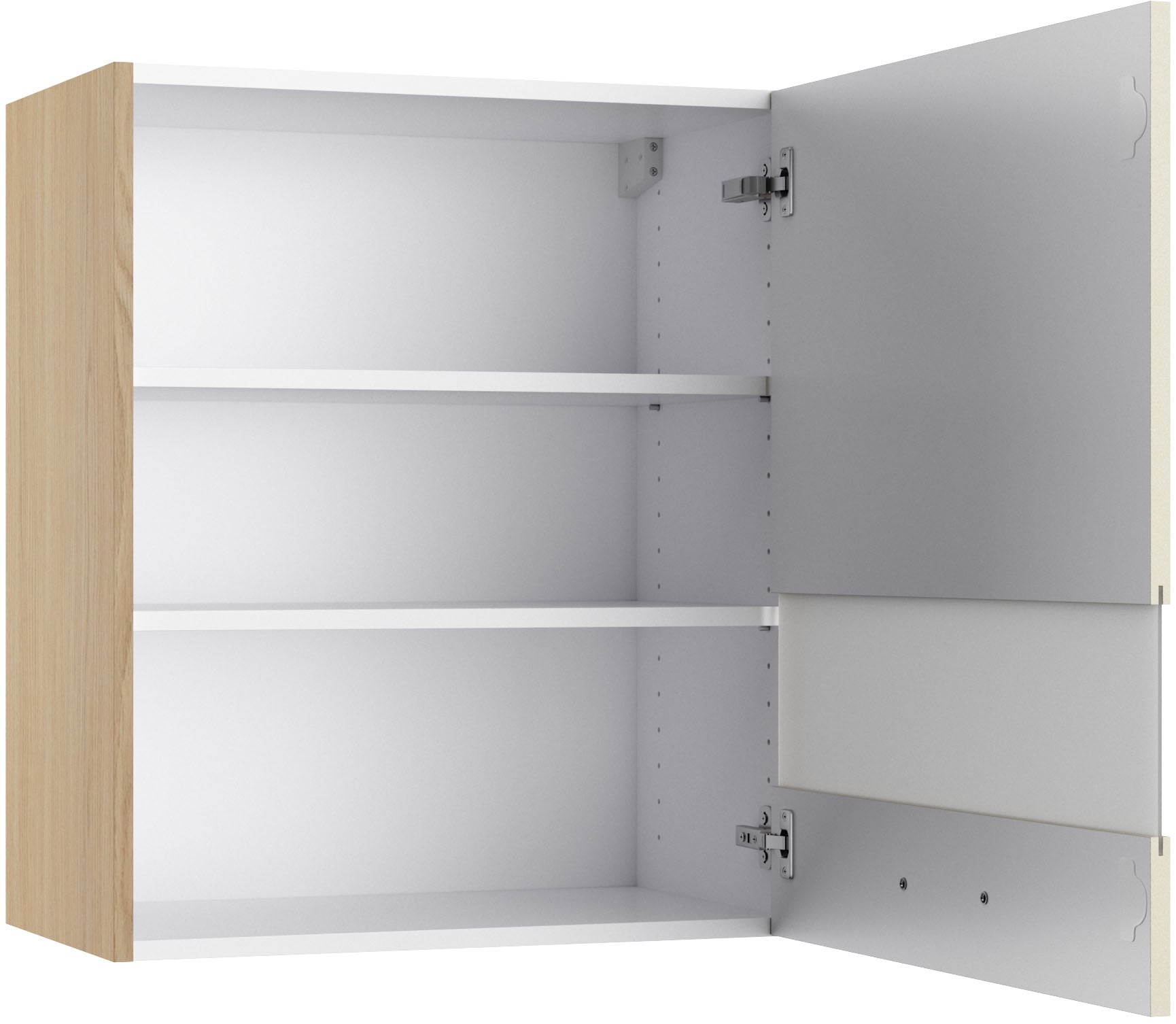 KOCHSTATION Armoire suspendue »KS-Lucy« Breite 60 cm, mit 1 Segmentglastür, 2 Einlegeböden, Soft-Close