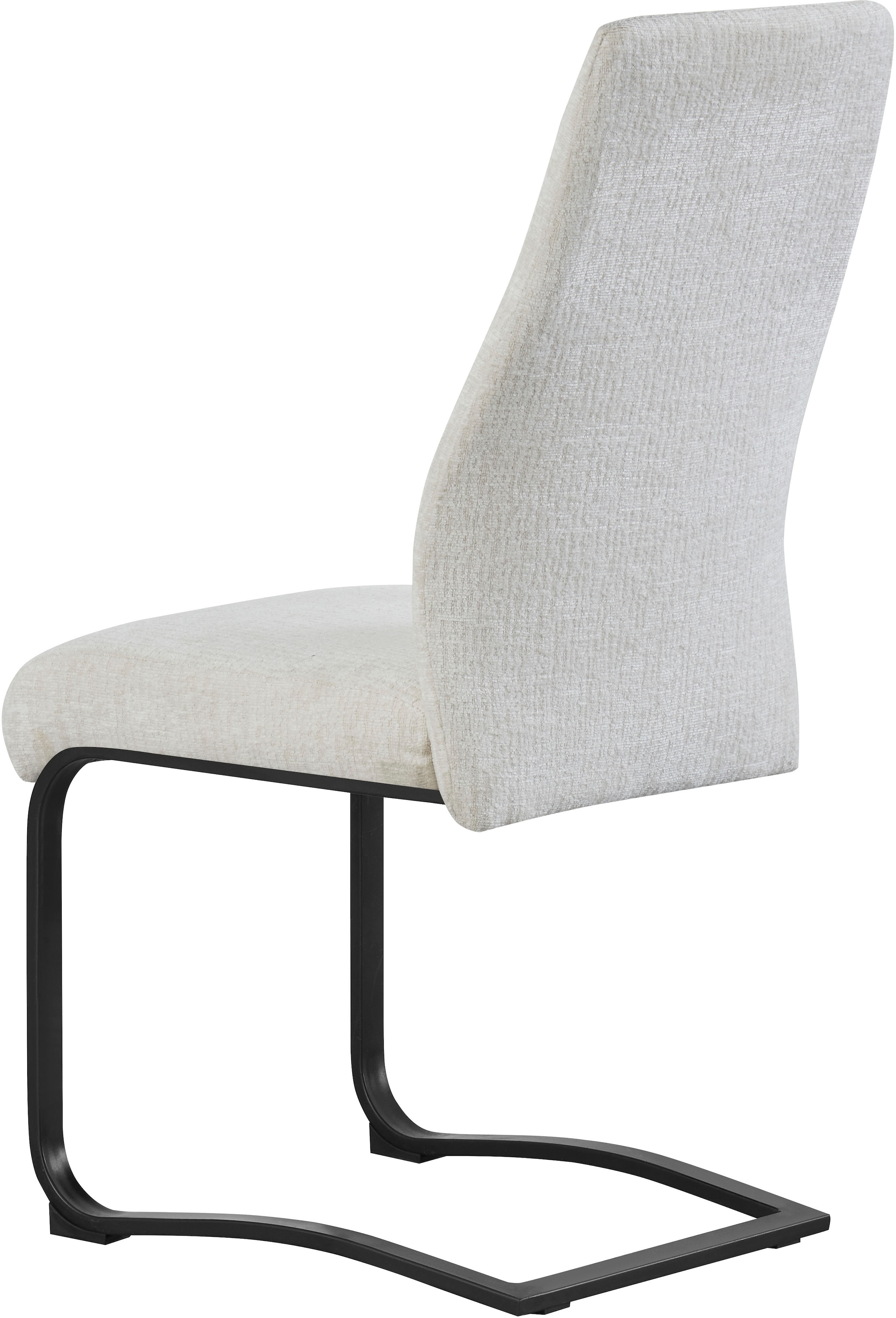 Home affaire Esszimmerstuhl »VERNON, 2er Set, mit Metallgestell in matt schwarz« (Set) 2 Stk.in verschiedenen Farben, Belsatbarkeit pro Stuhl 120 kg