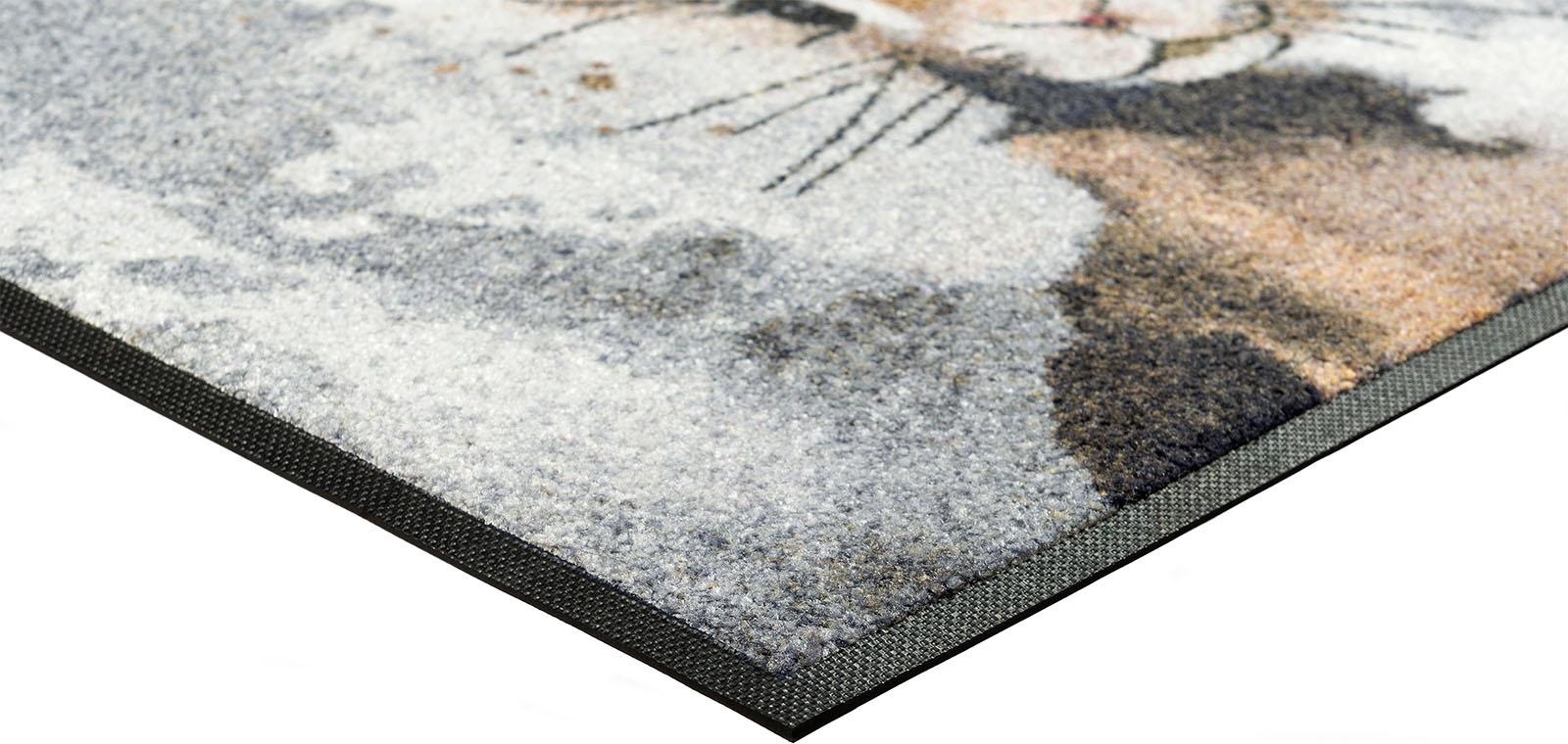 wash+dry by Kleen-Tex Fussmatte »Hopps«, rechteckig, 7 mm Höhe, Schmutzfangmatte, rutschhemmend, In- und Outdoor geeignet, waschbar