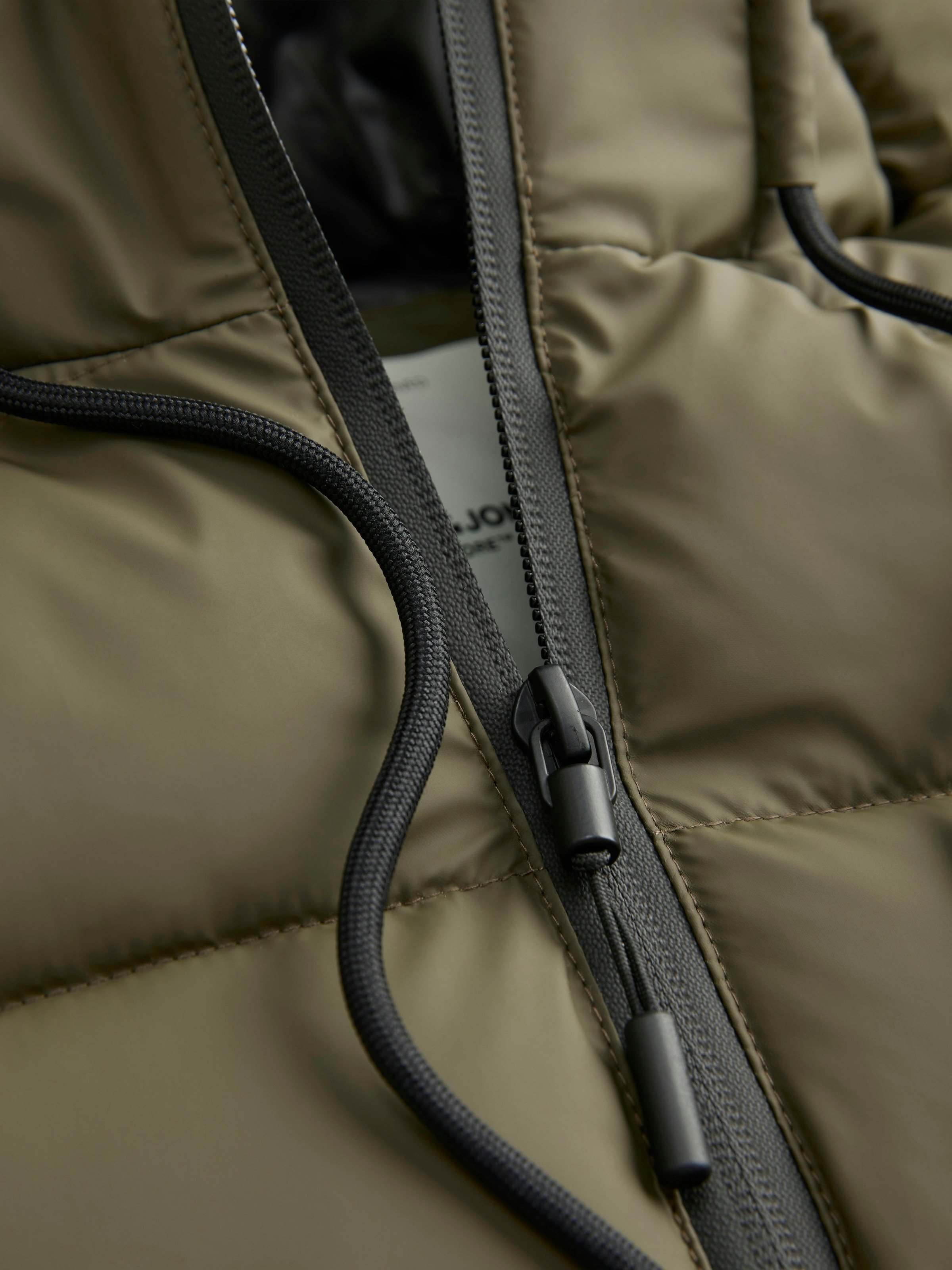 Jack & Jones Veste matelassée »JCOPOINT PU PUFFER JACKET BF« mit Kapuze