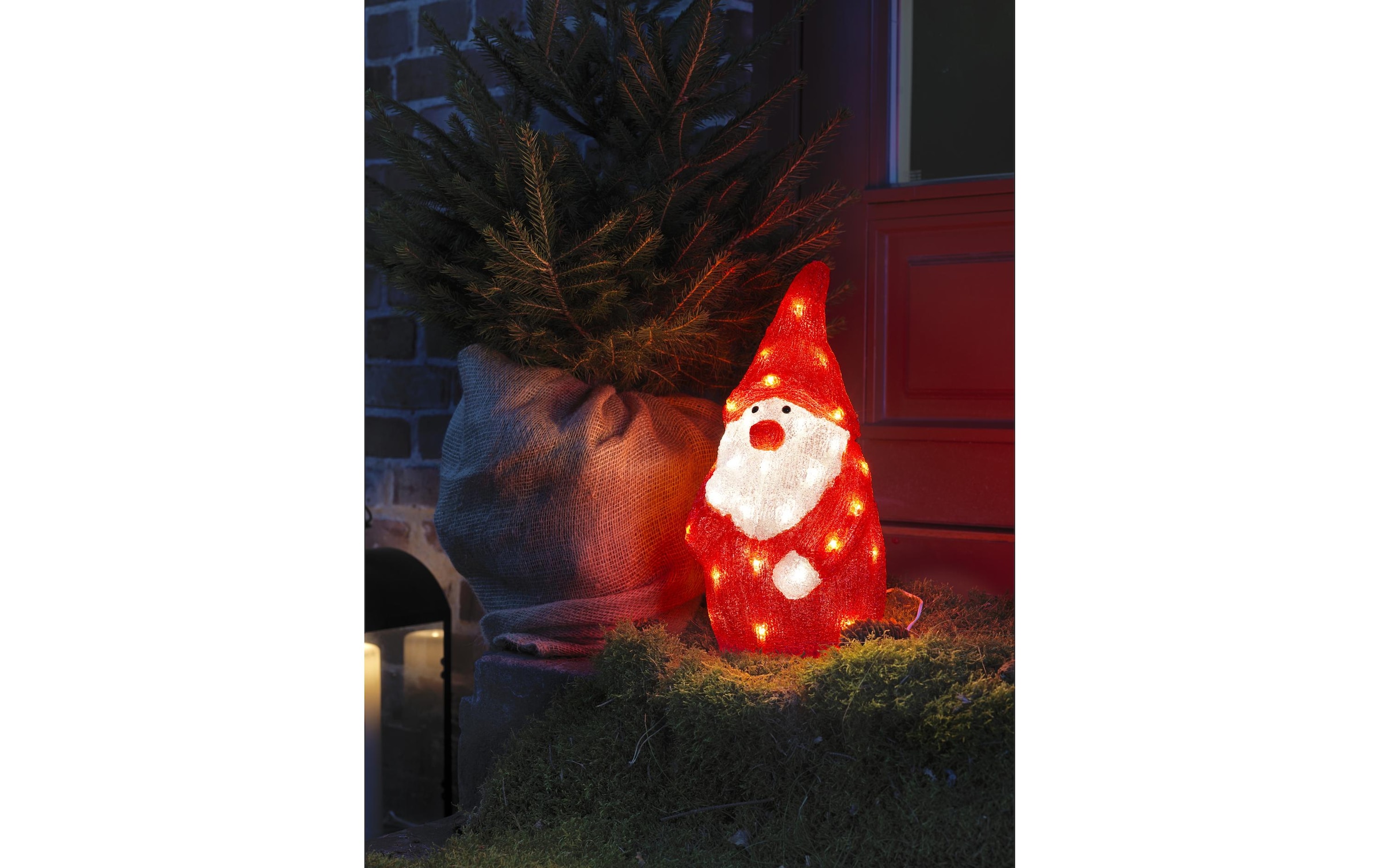 KONSTSMIDE LED Dekolicht »LED-Figur Acryl Santa, 3«