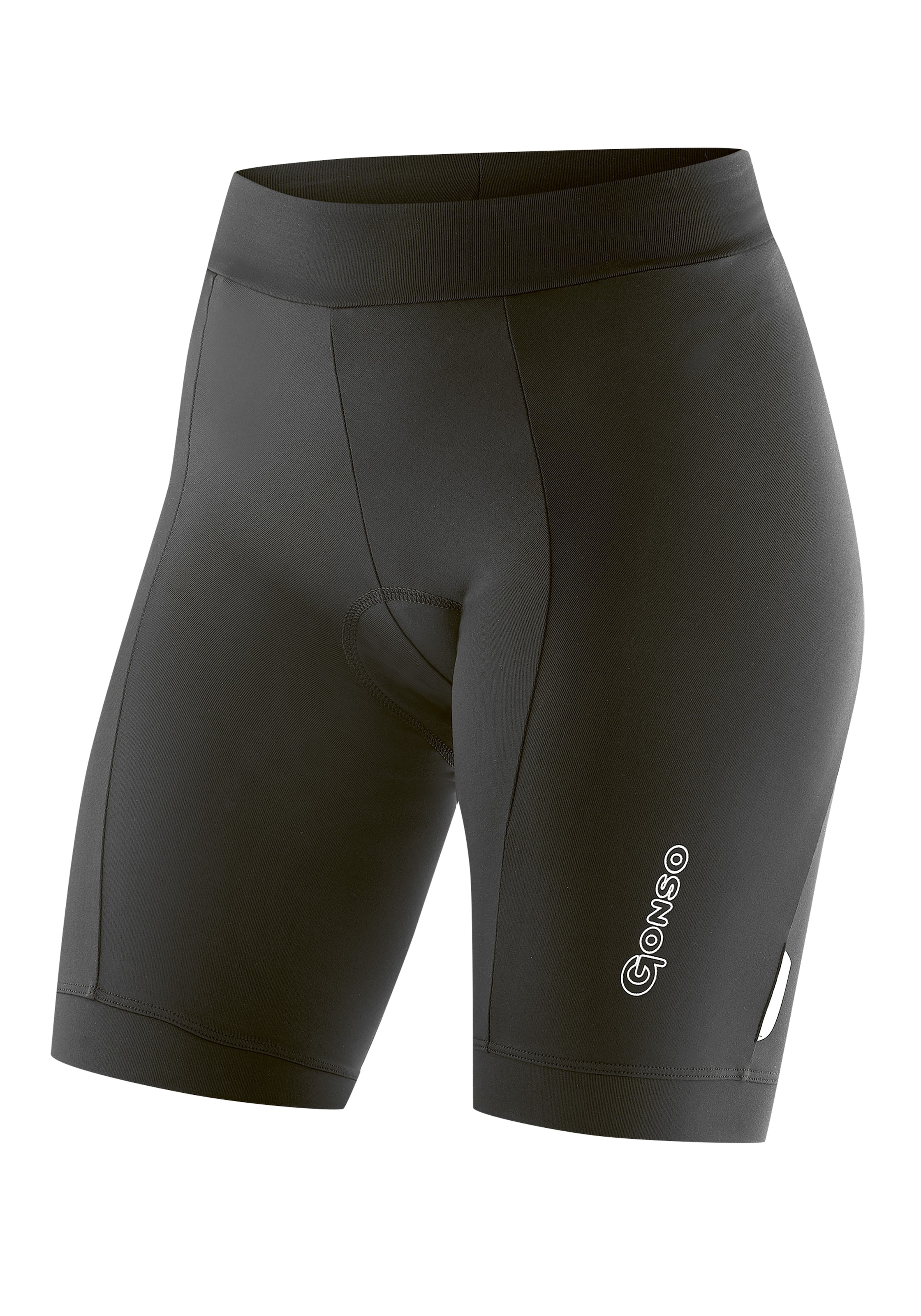 Gonso Fahrradhose »Essential Shorts Basic W« Damen Radhose, kurze atmungsaktive Radlerhose, Sitzpolster, Tight Fit